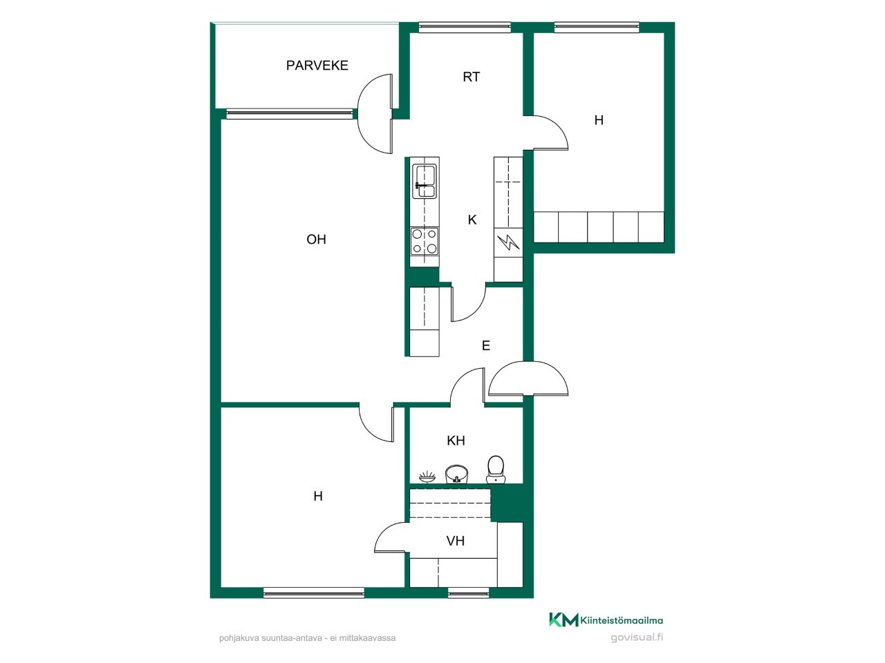Porrassalmenkatu 3, Keskusta, Mikkeli