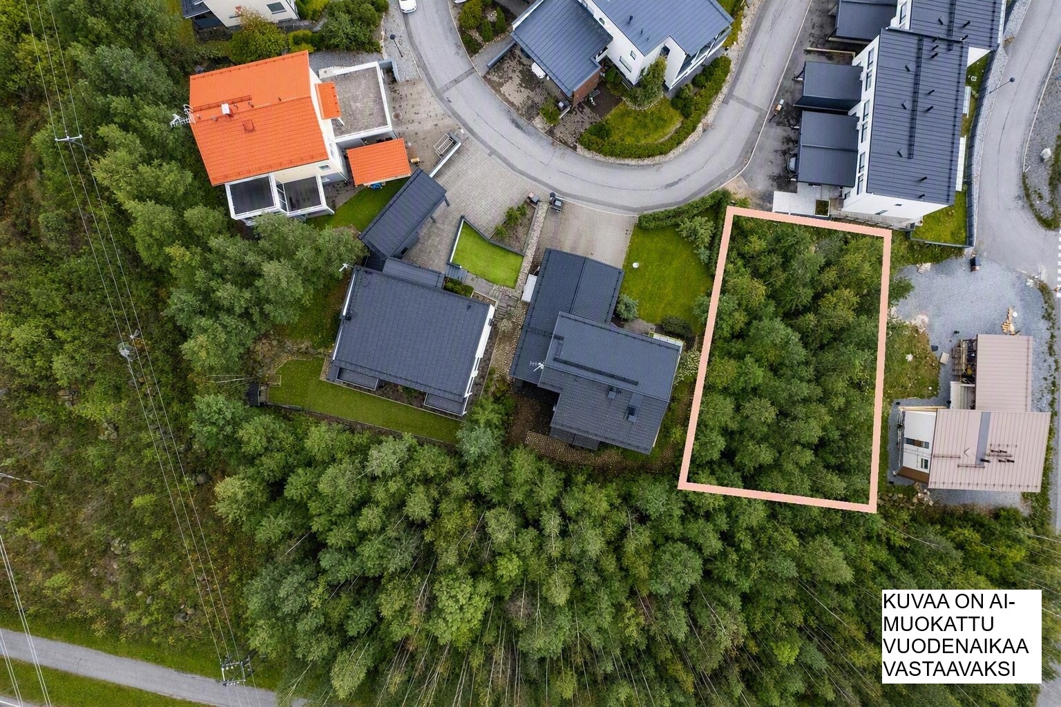 700 m² rakennuspaikka