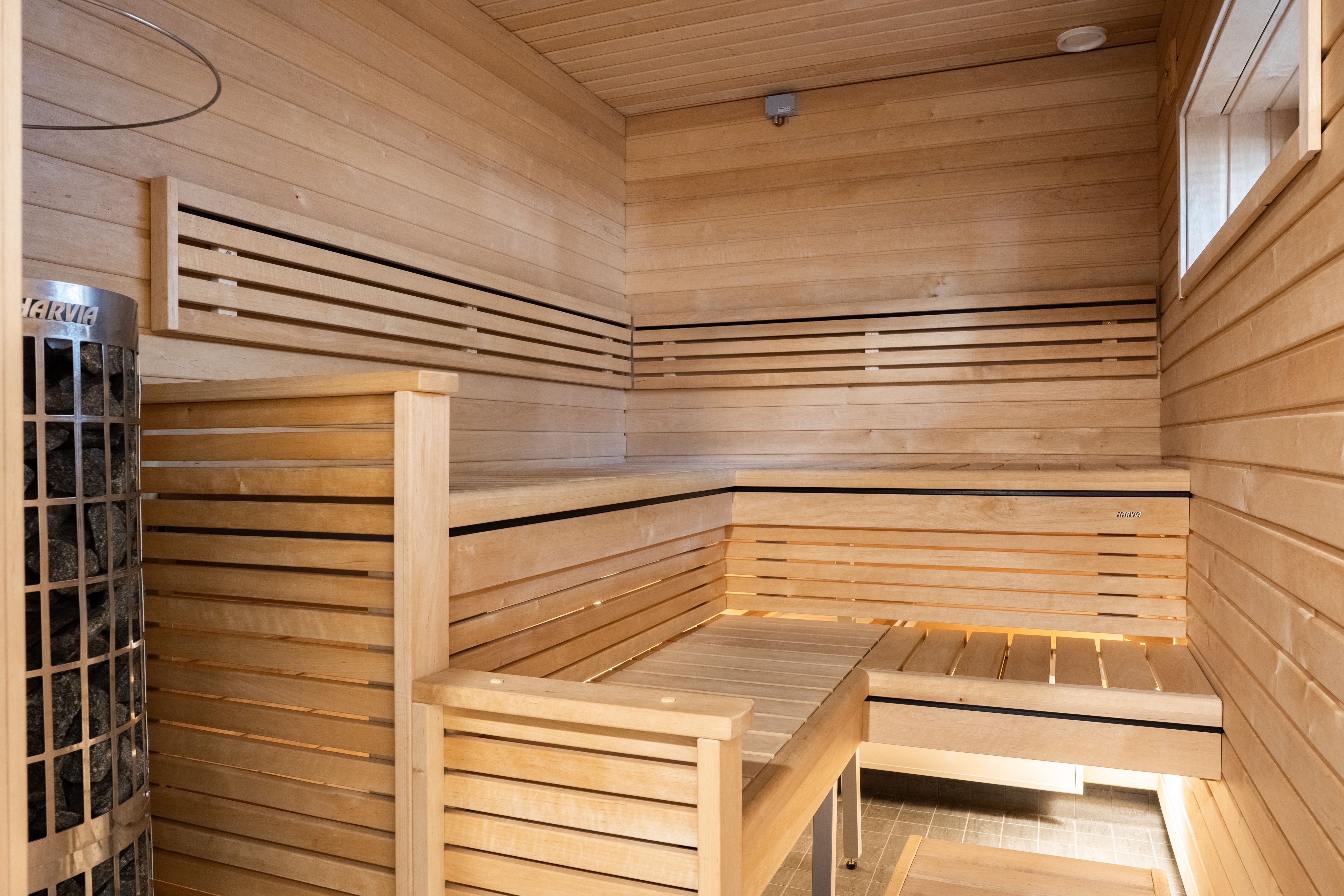 Yhtiön sauna.