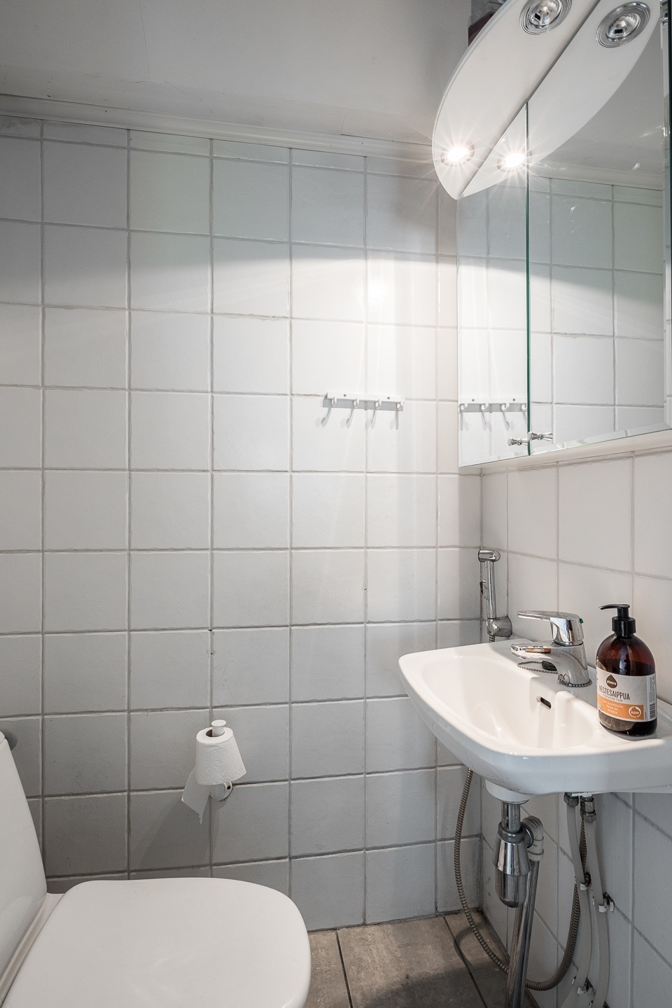 Erillinen wc eteisessä