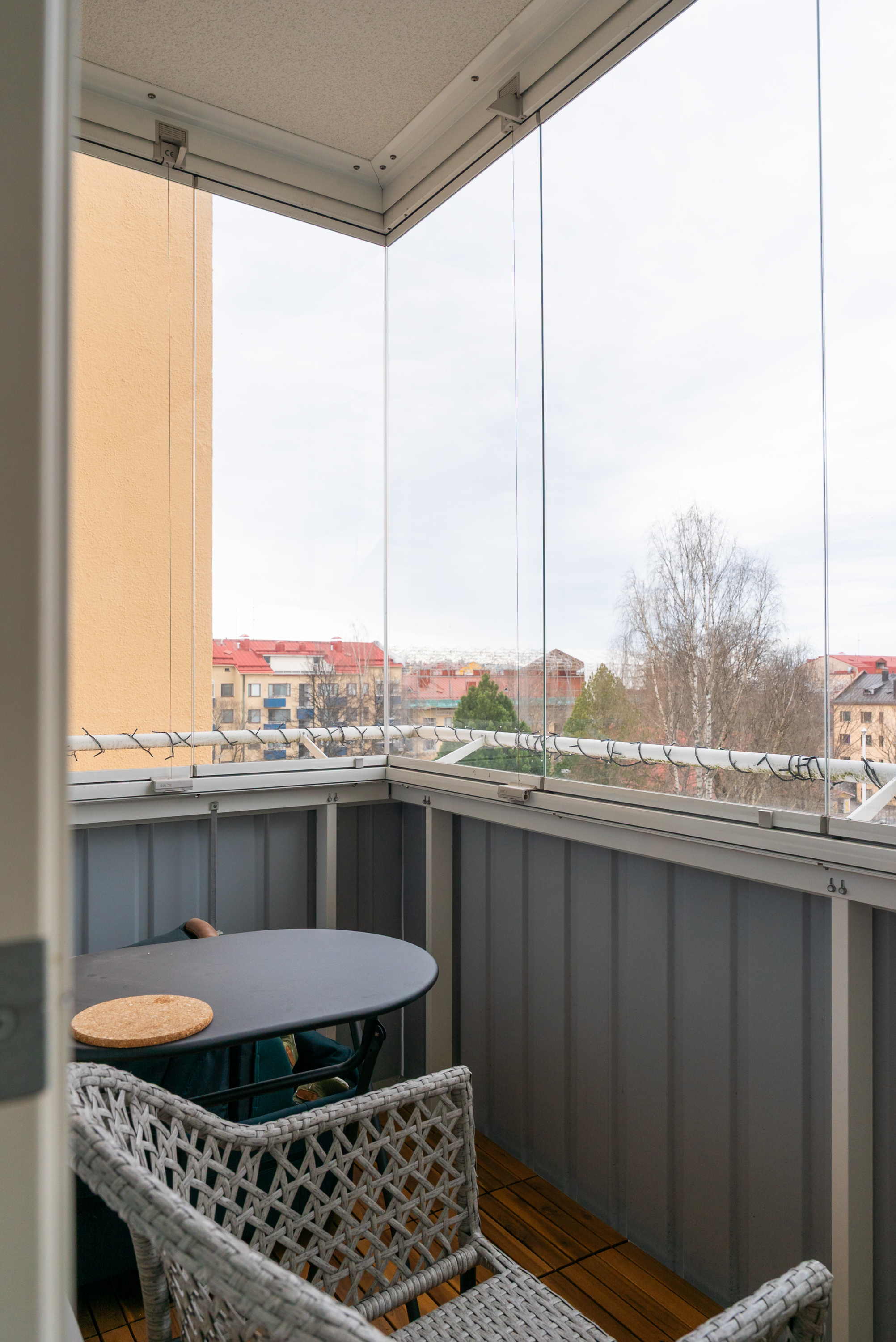 Lasitettu parveke