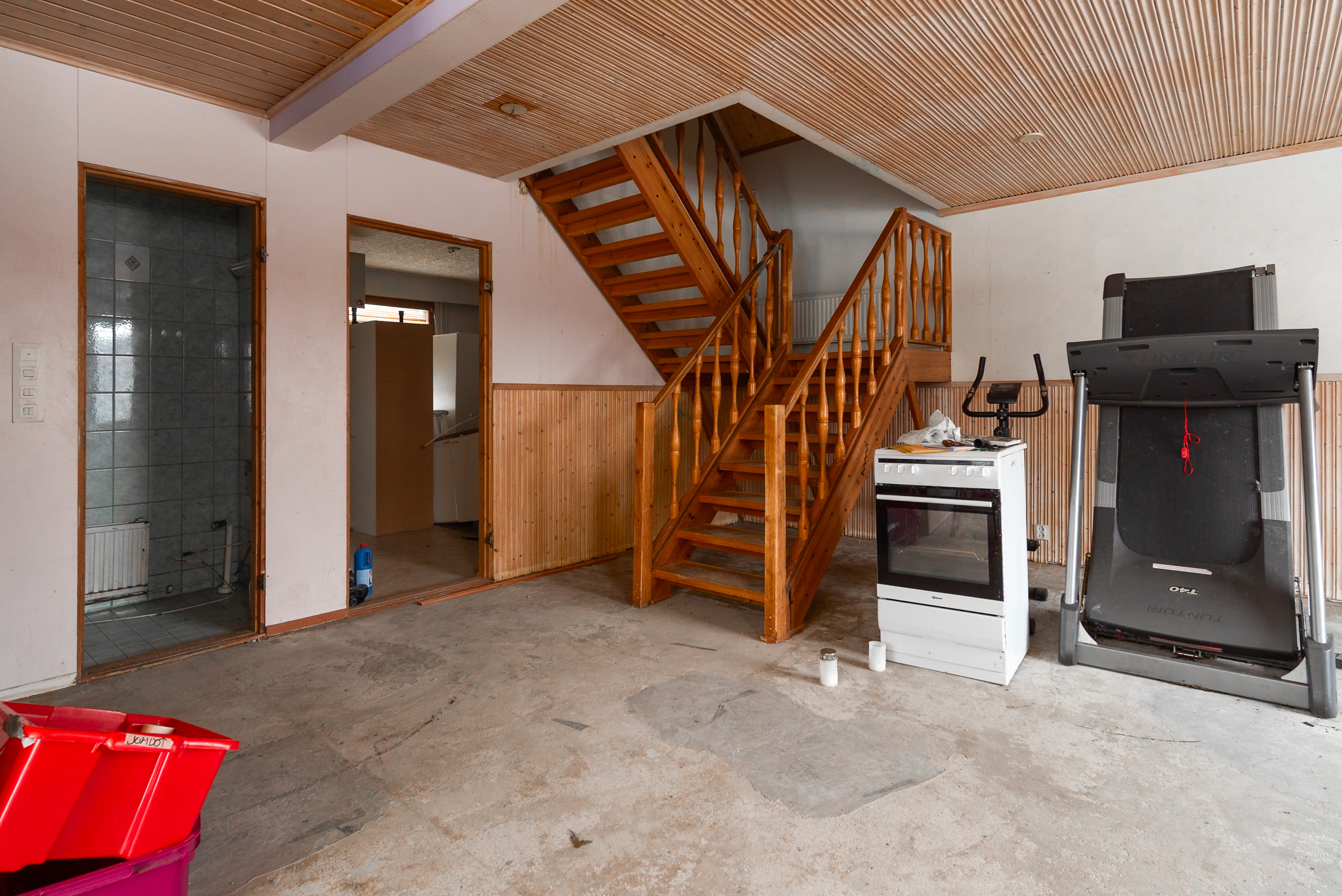 Olohuone ja keittiö