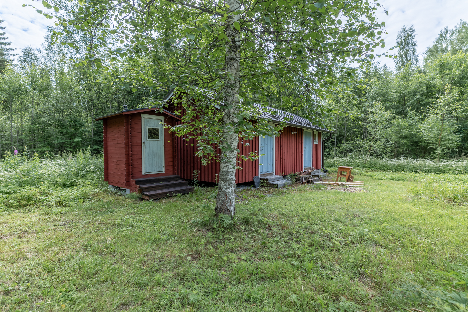 2-osainen varastorakennus