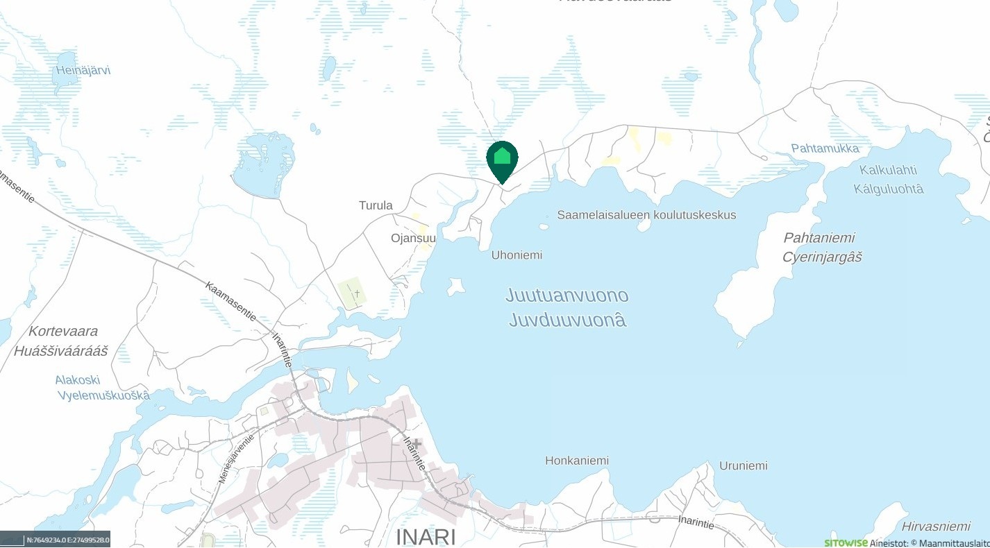 Sijainti kartalla