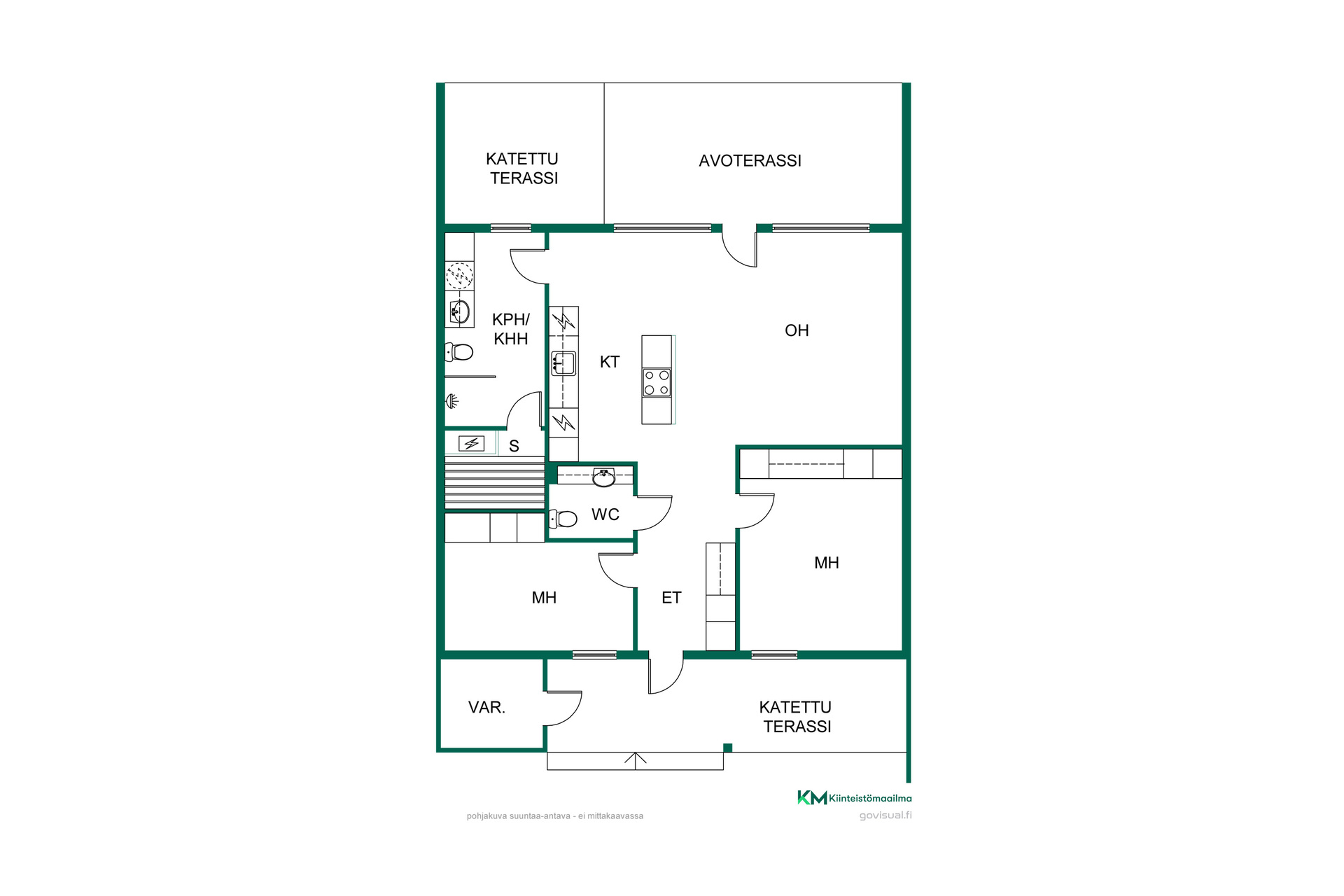 Forsiuksenpolku 7 B, Kirkonvarkaus, Mikkeli