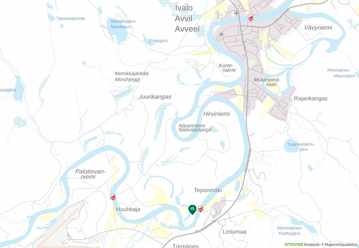 Veneenlaskupaikat.