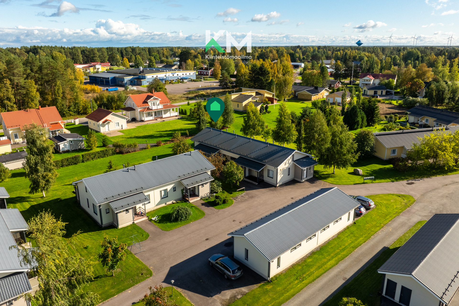 Rauhallinen ja suojaisa sijainti