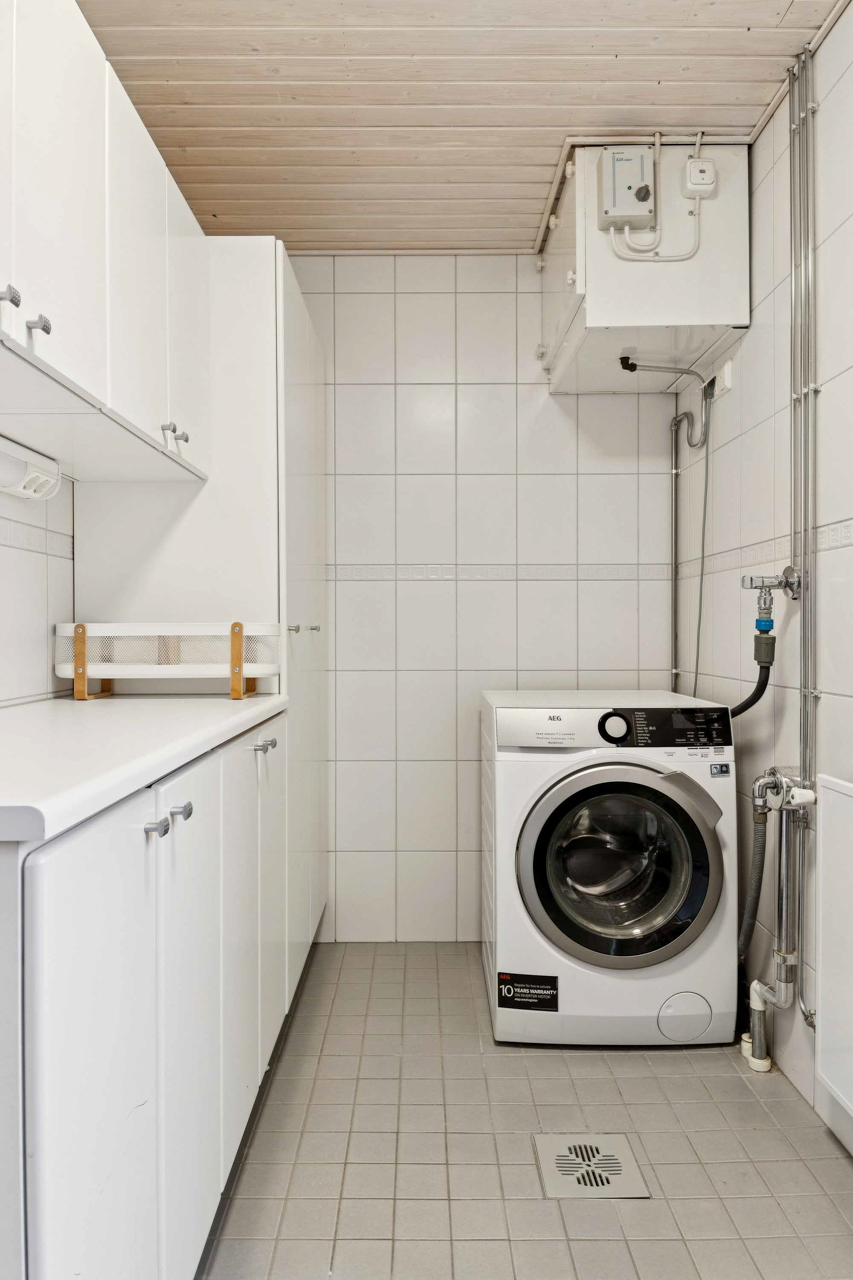 Erillisen wc:n yhteydessä kodinhoitotila