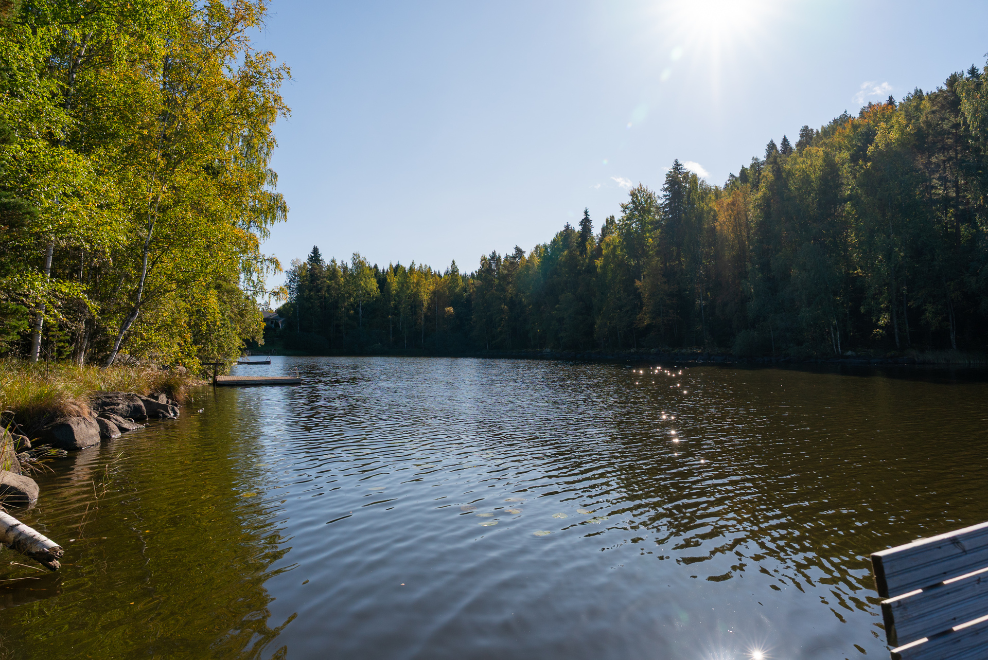 Maisemaa laiturilta