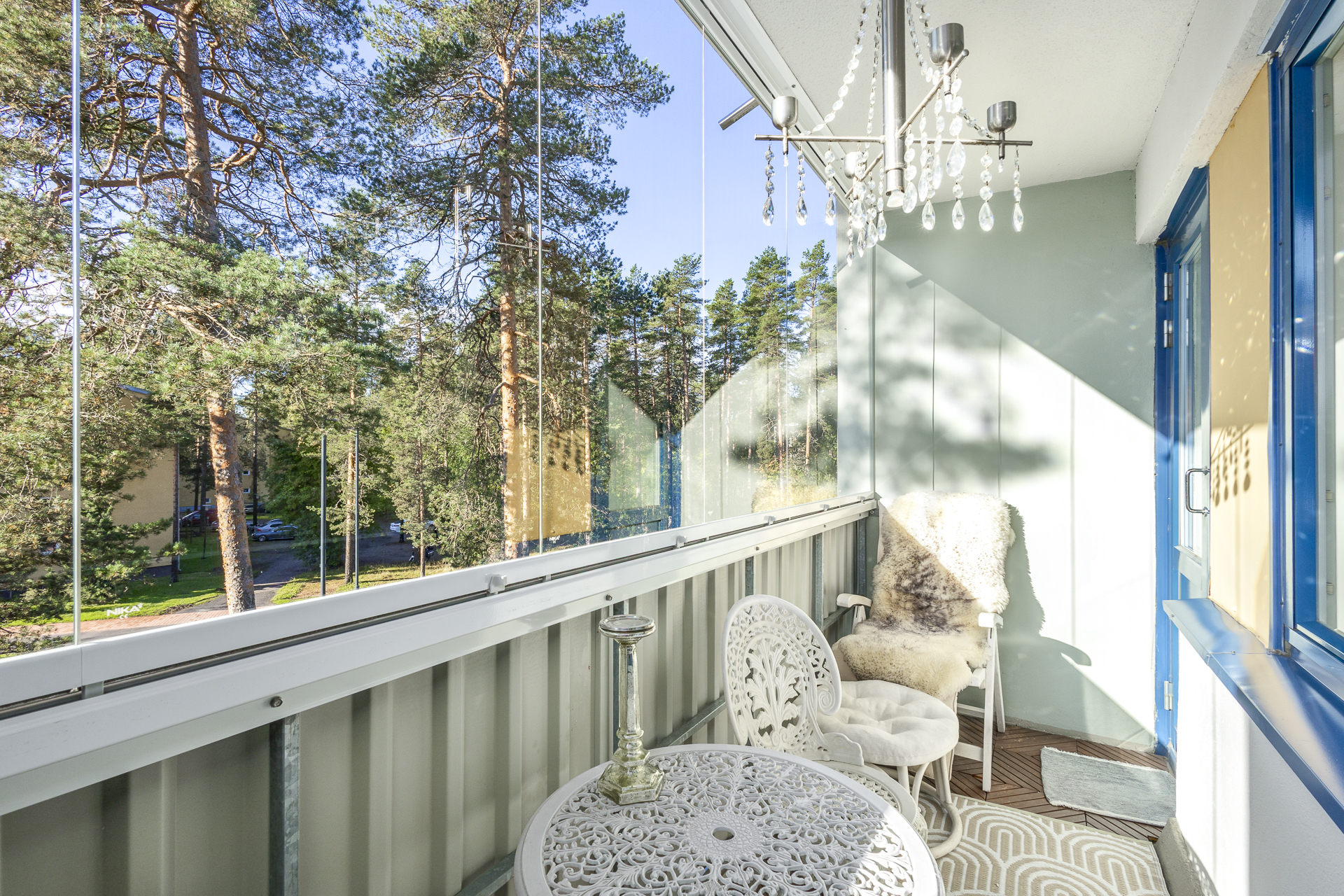 lasitettu parveke