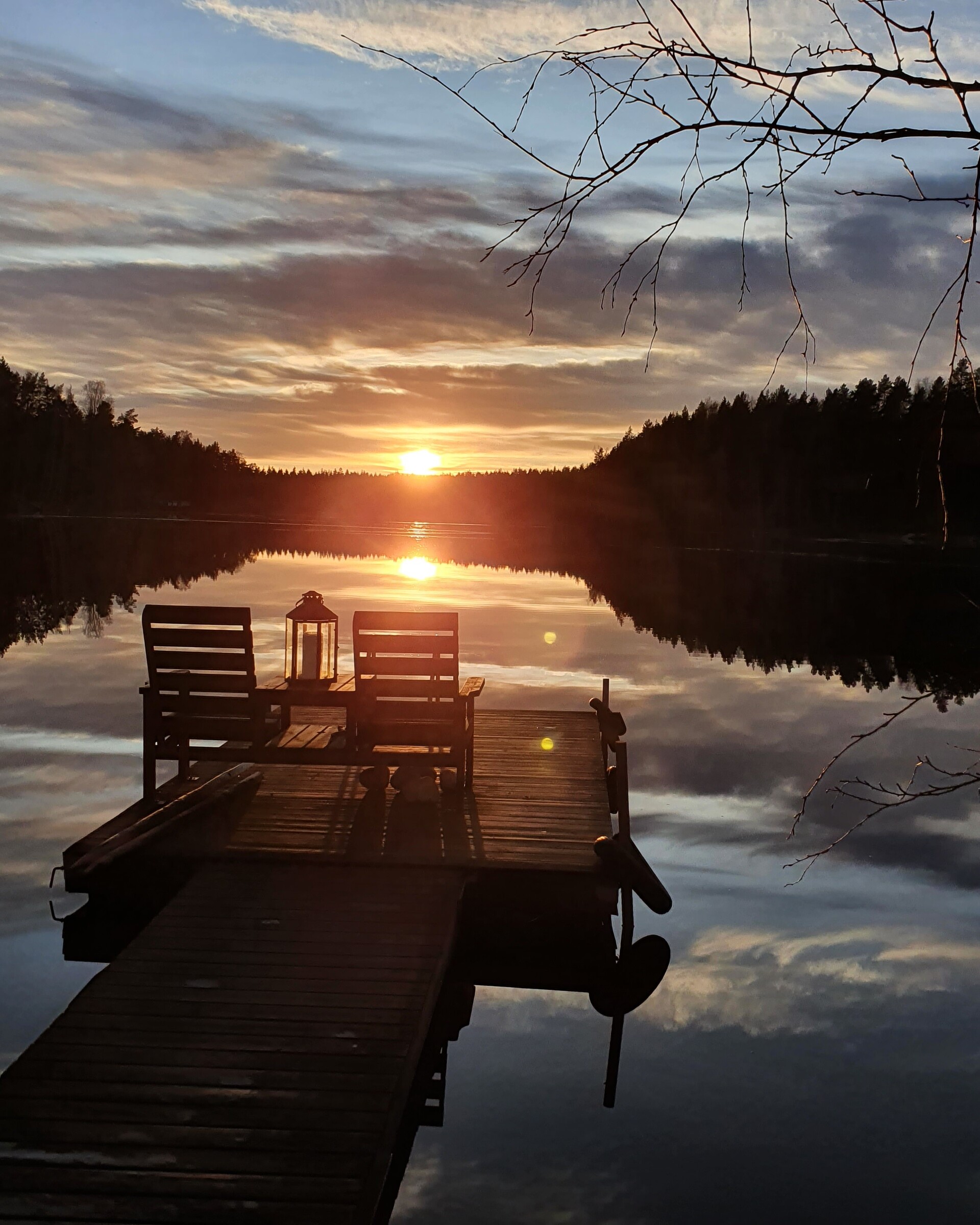 Auringon lasku