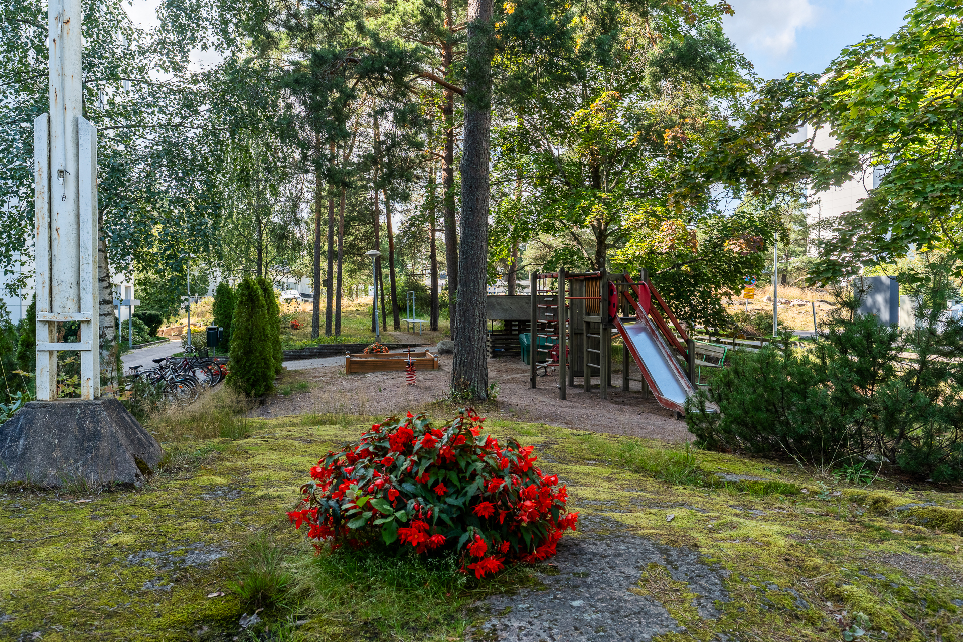 Yhtiön pihaa