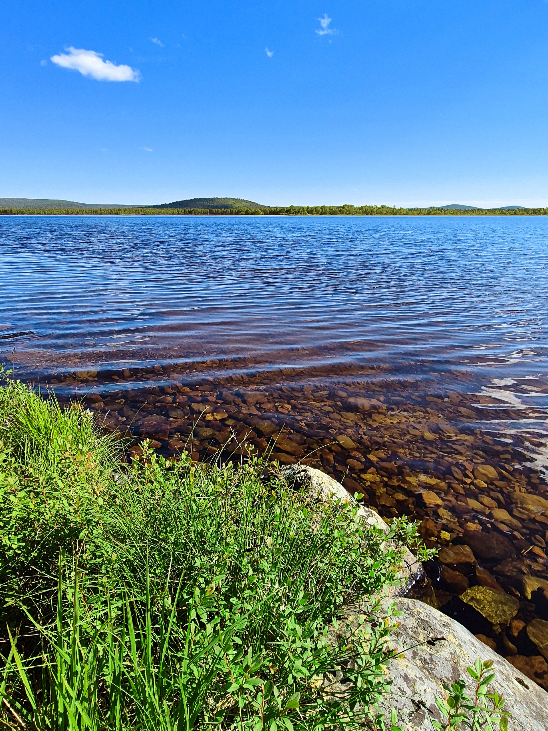 Hiekkapohjainen matalasti syvenevä ranta