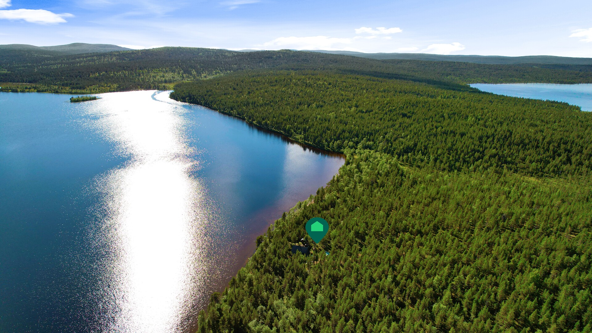 Näkymä Lemmenjoentien suuntaan