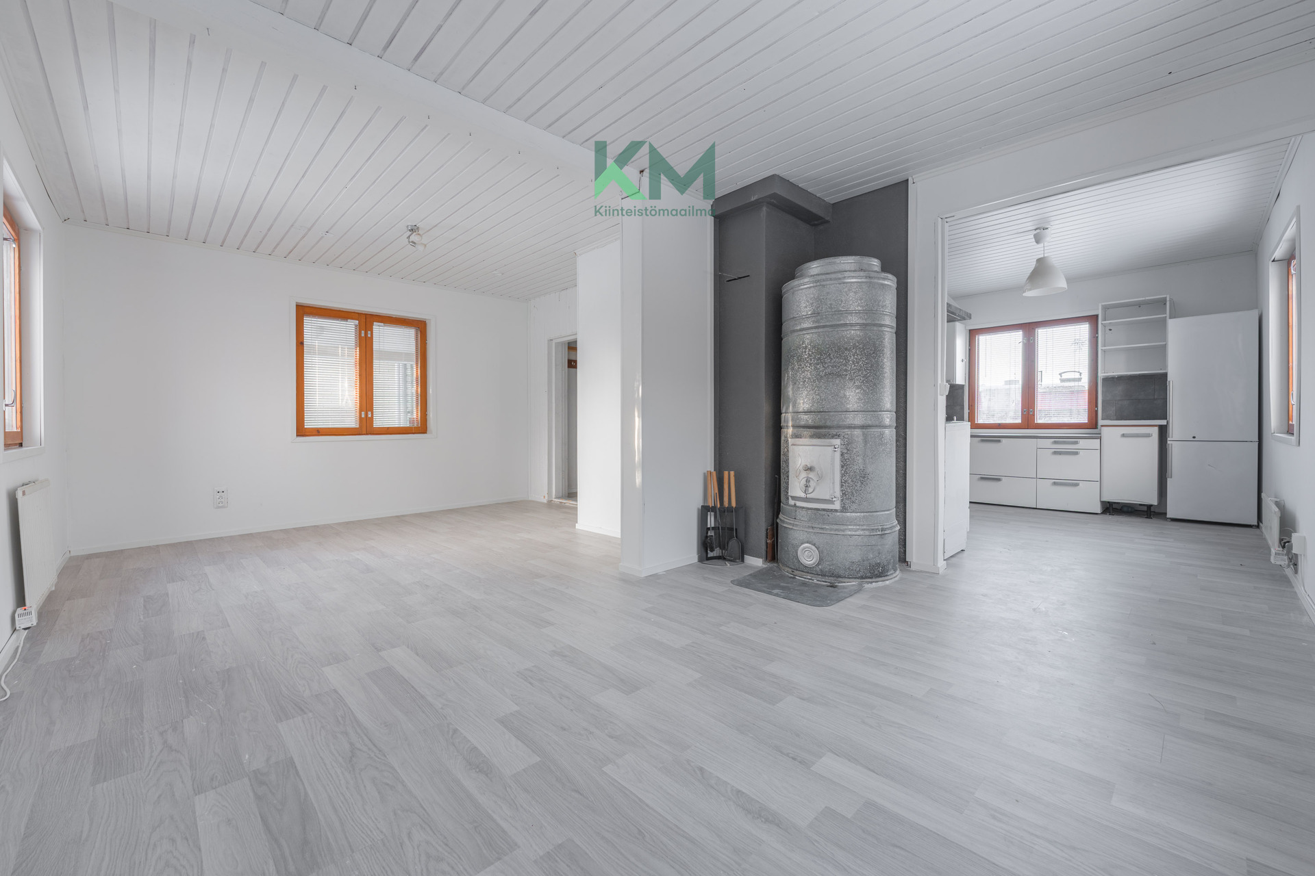 Olohuone ja keittiö