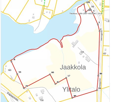 Jaalangantie 124, Vaala
