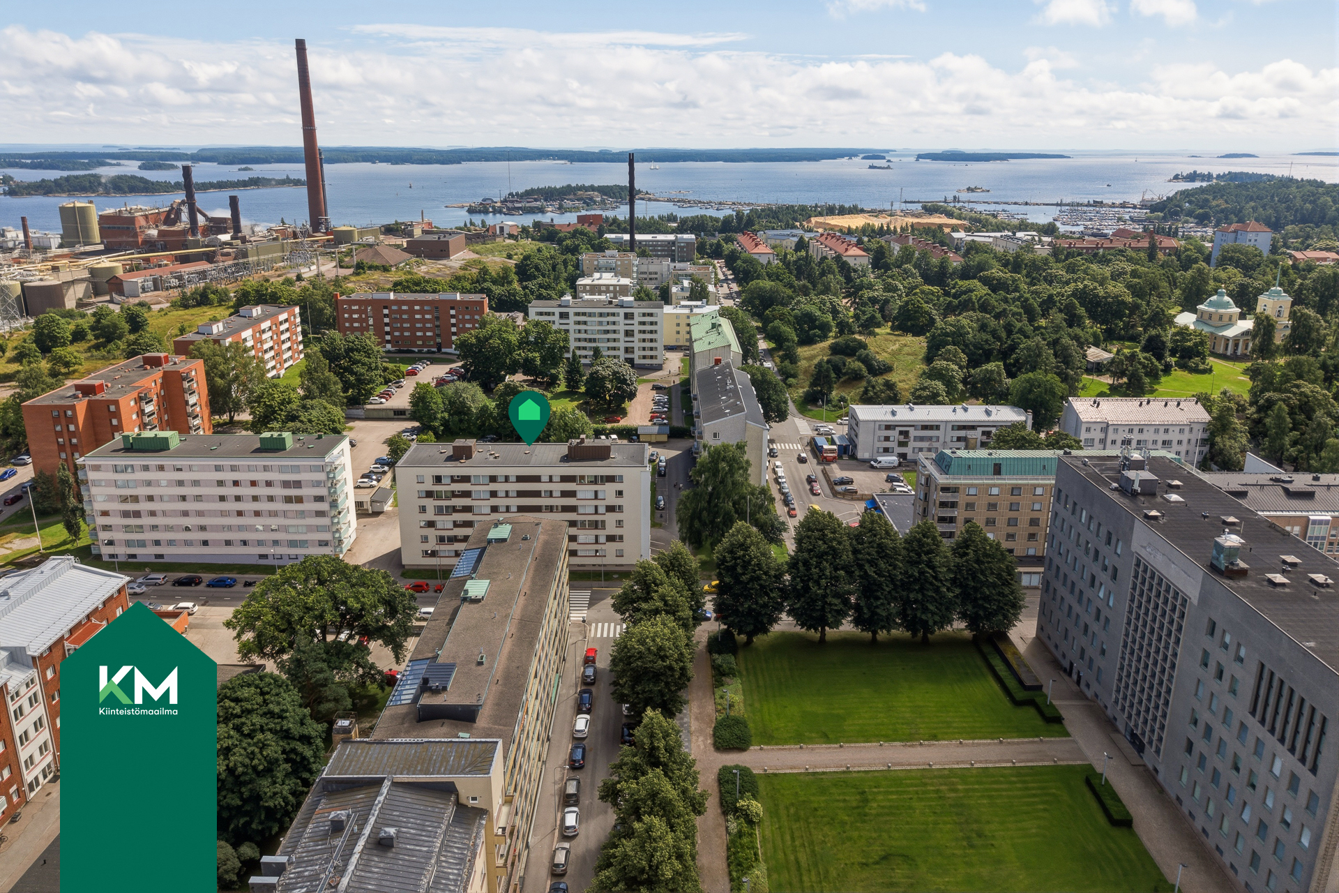 Keskuskatu 3, Kotkansaari, Kotka
