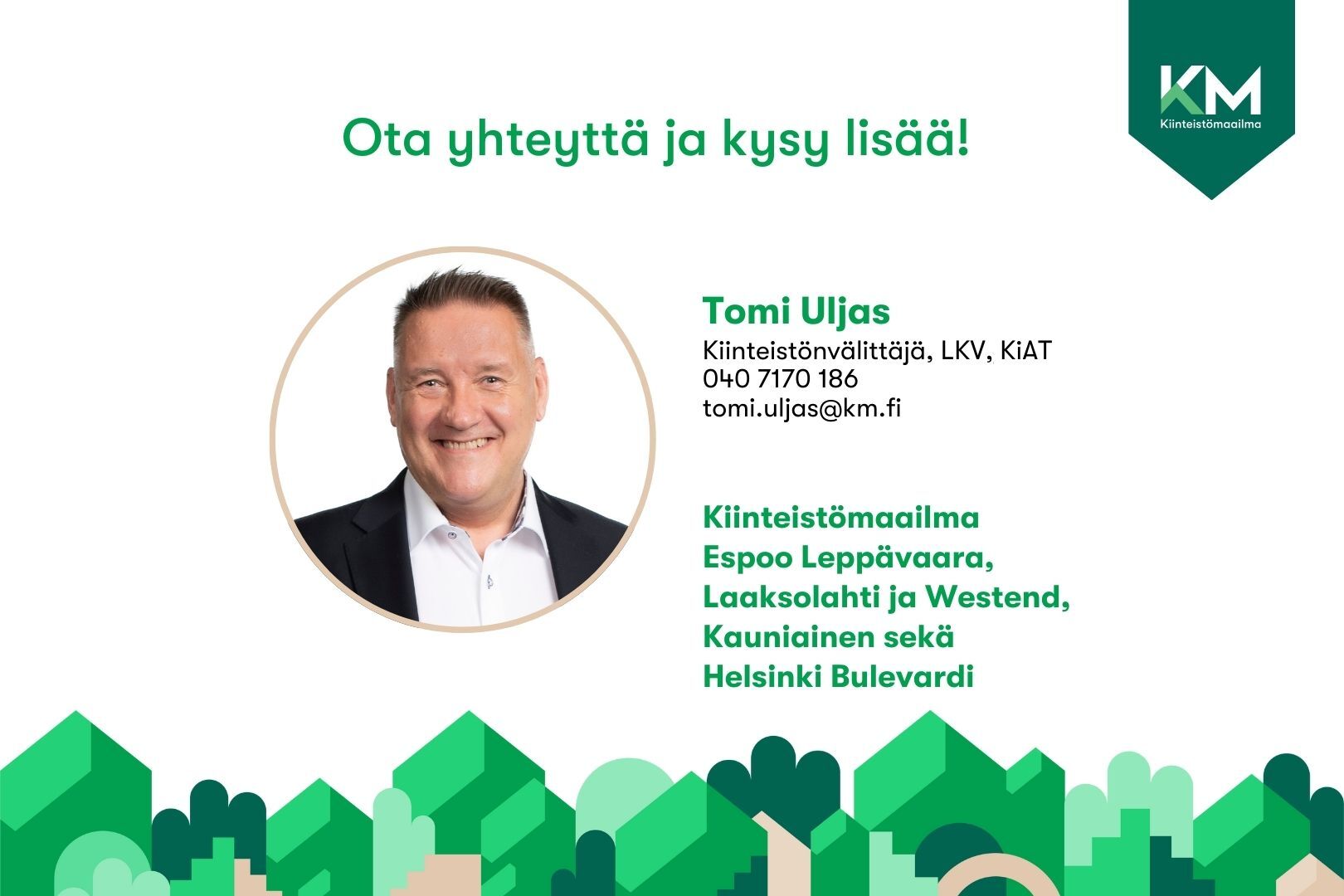 Kiinteistönvälittäjän yhteystiedot