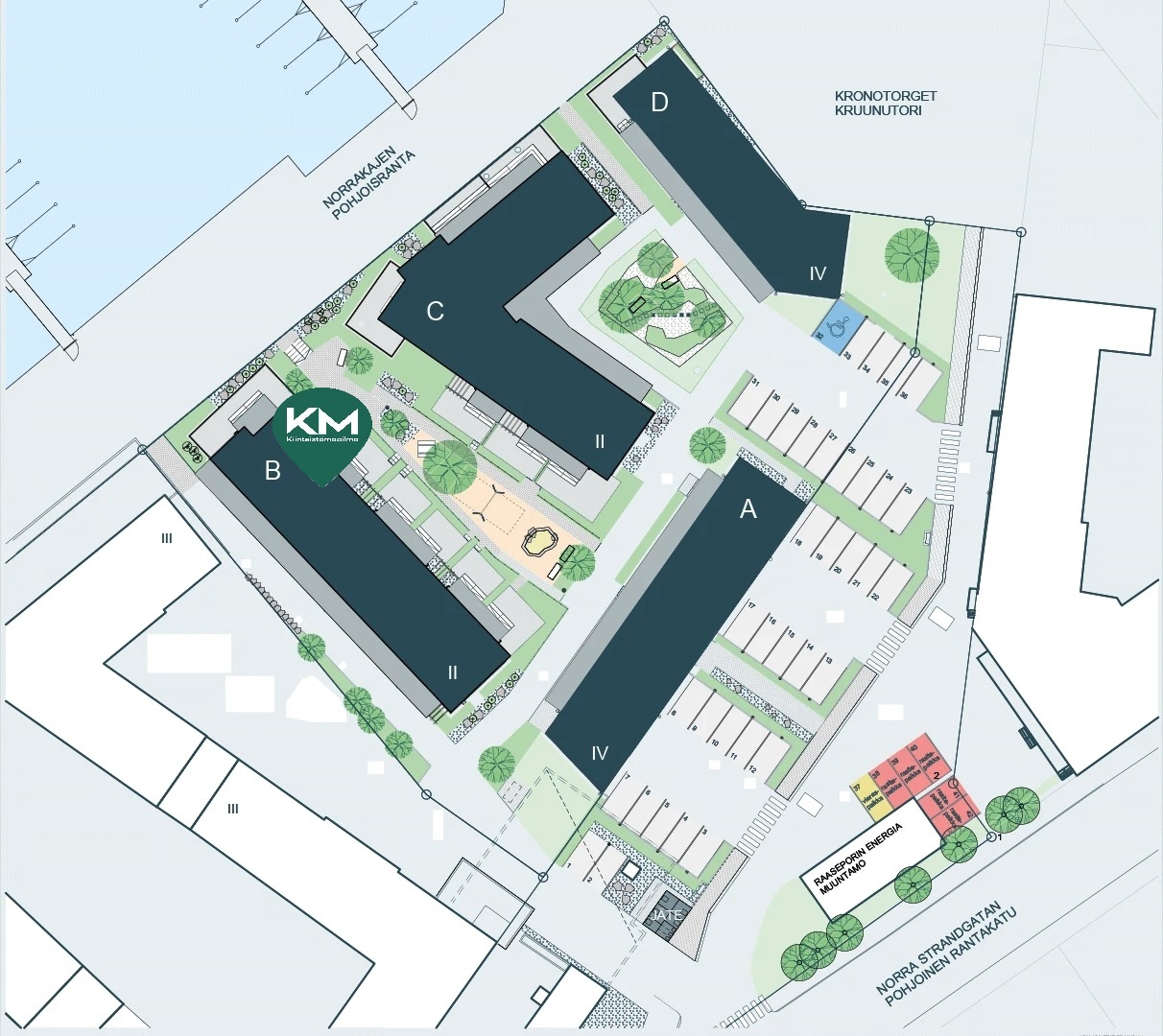 Pohjoinen Rantakatu 16 B 17, Tammisaari, Raasepori