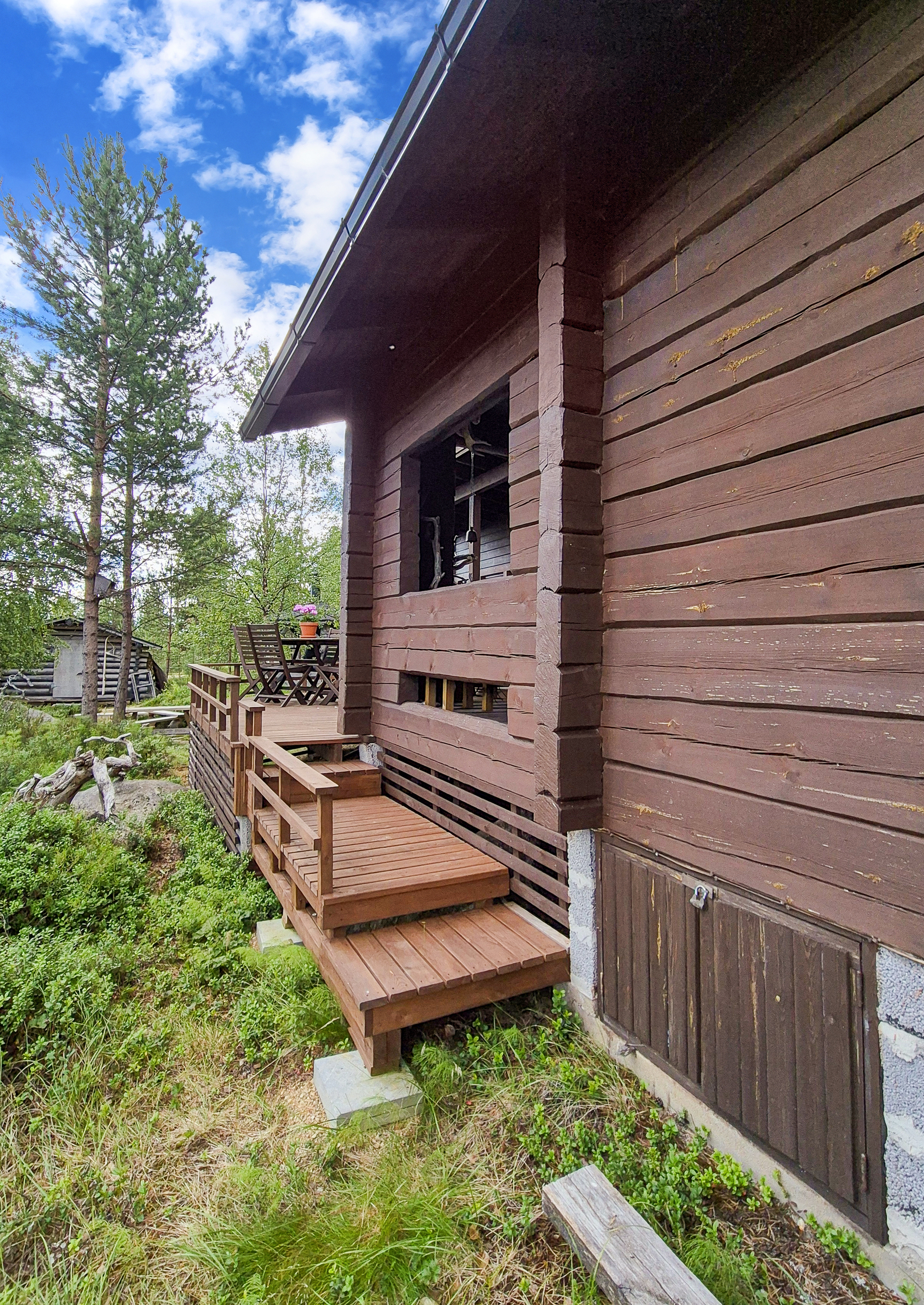 Pääsy terassille