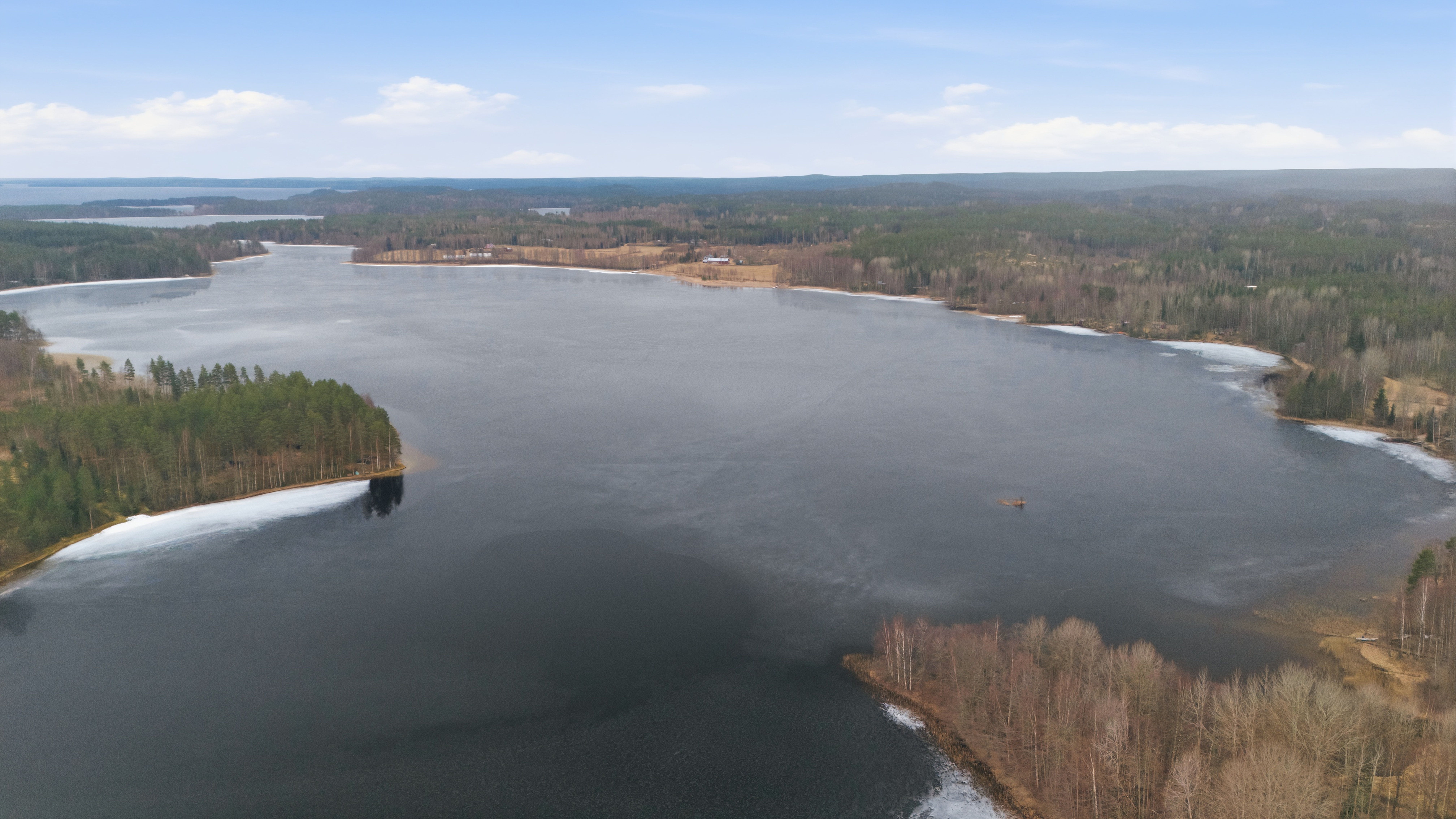 Näkymät Nurmaanjärveltä Vuohijärvelle päin