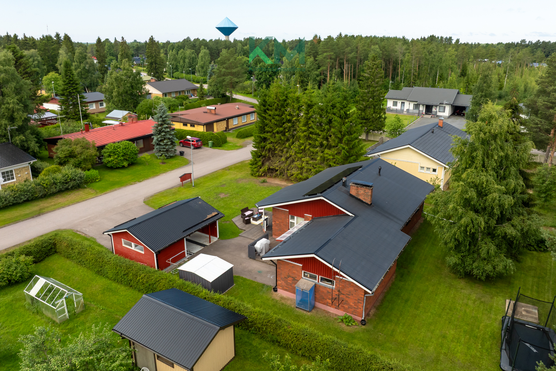Asuinalue on rauhallinen