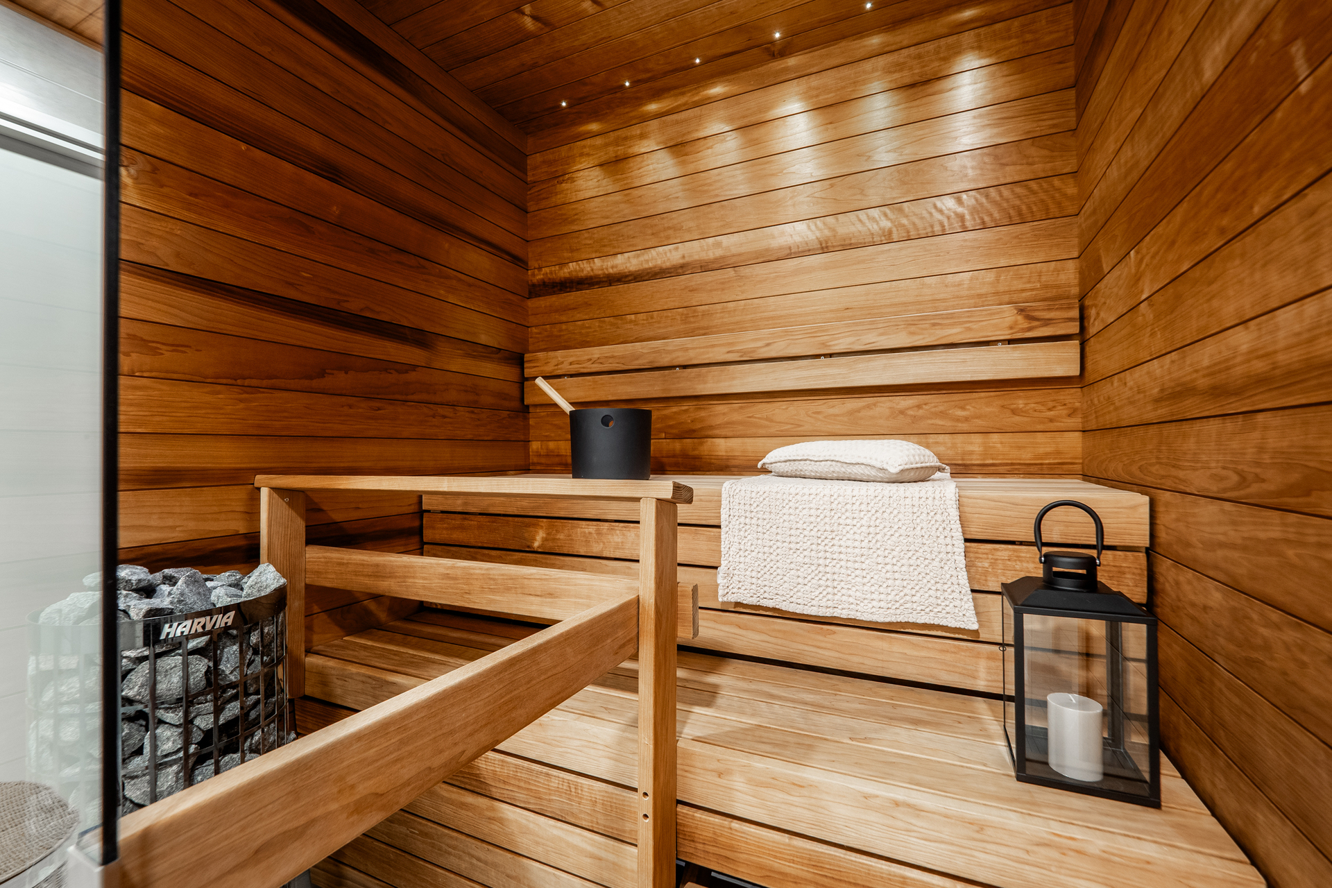 Viihtyisä sauna