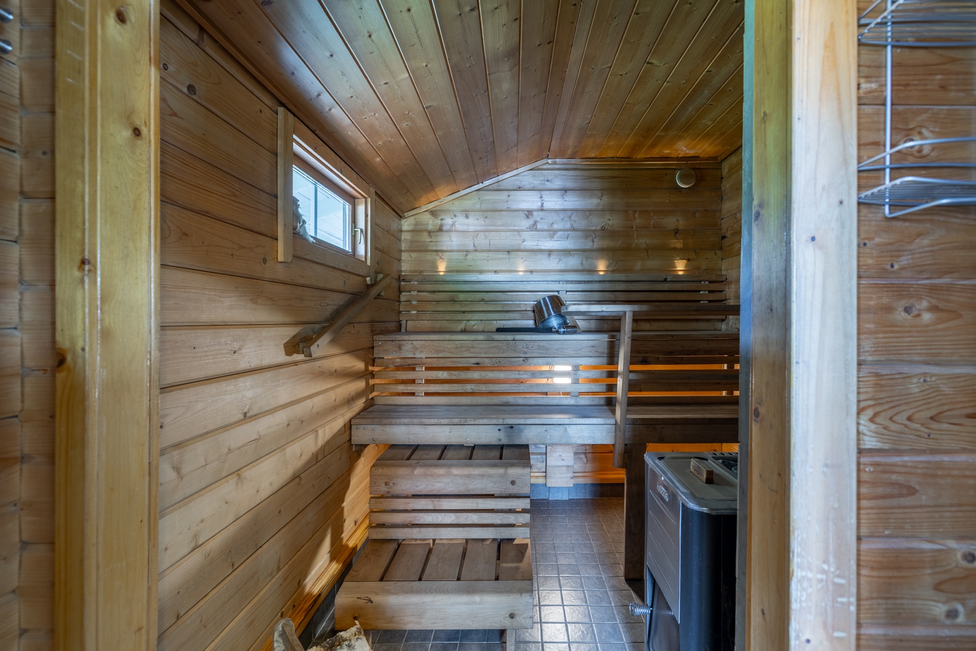 Sauna puukiukaalla