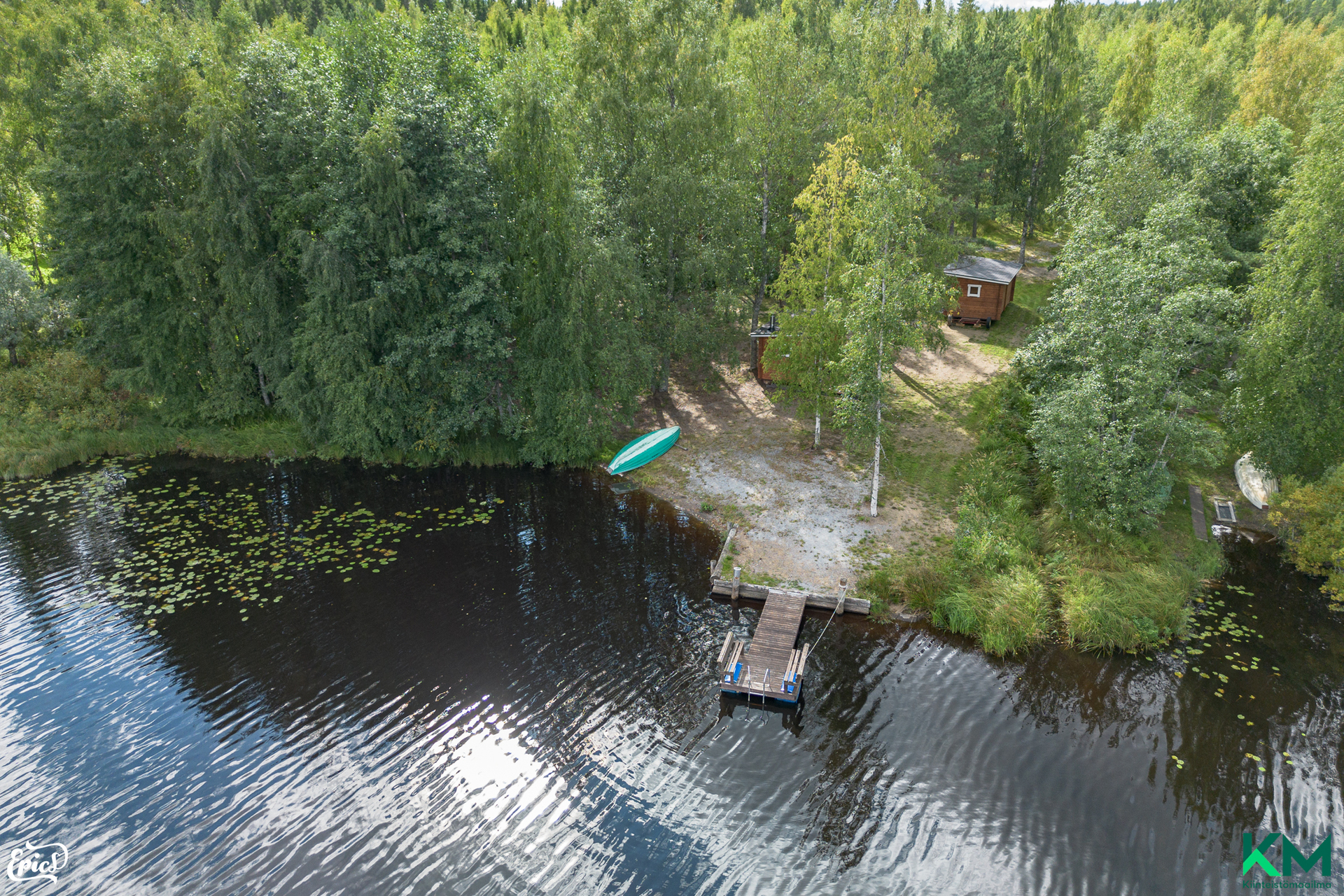 Rantaviivaa noin 49 metriä