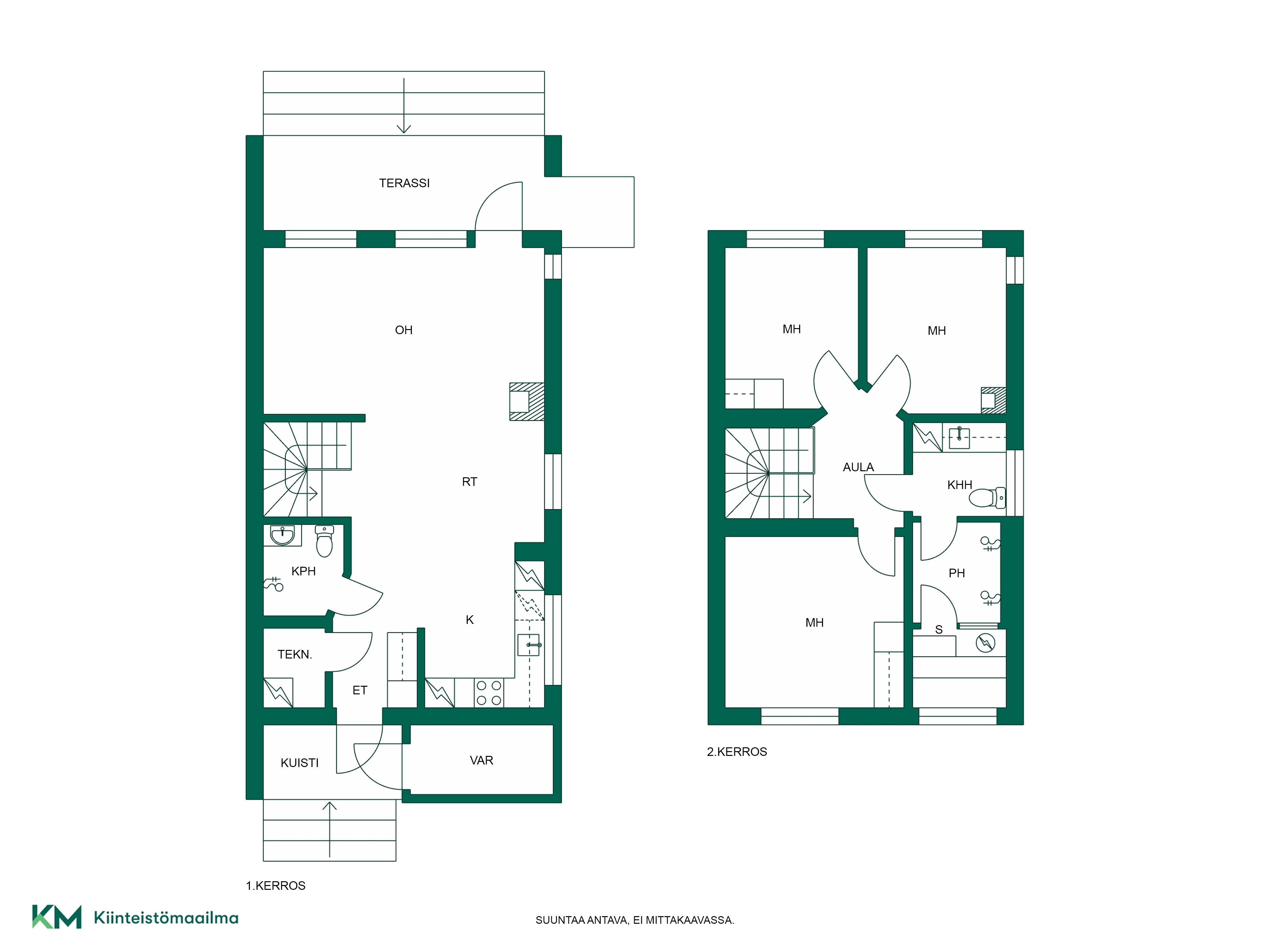 Asunnon pohjakuva