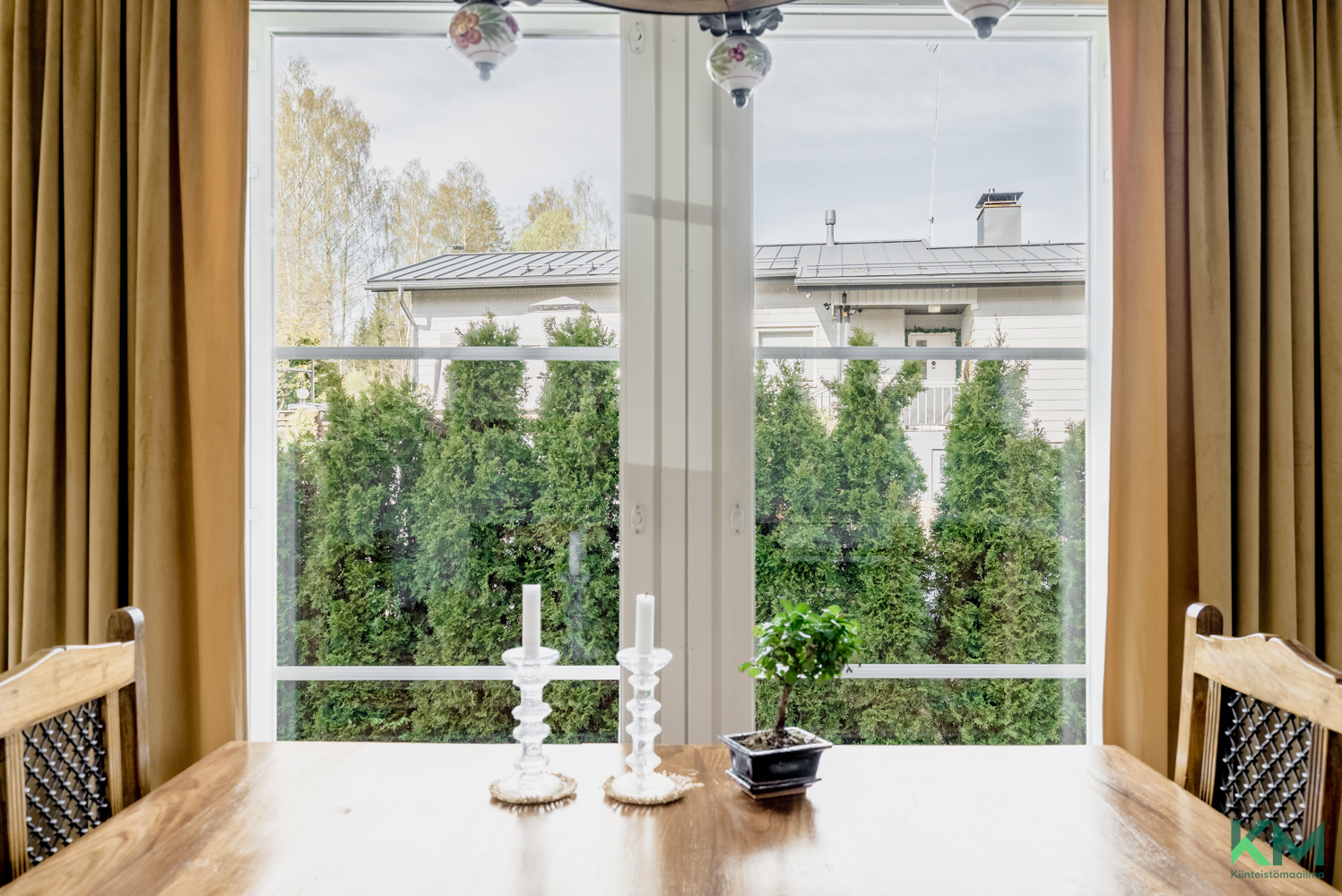 Näkymät ruokailutilasta
