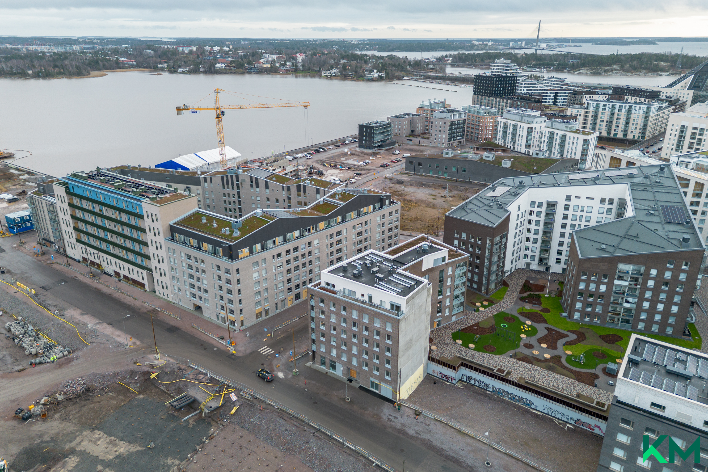 Verkkosaaresta itään ja Kalasataman suuntaan