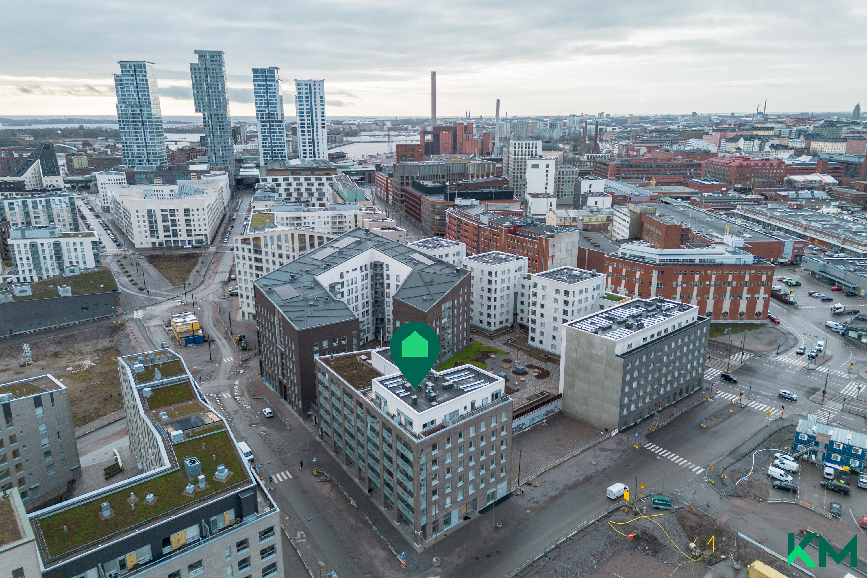 Verkkosaaresta etelään ja Kalasataman suuntaan
