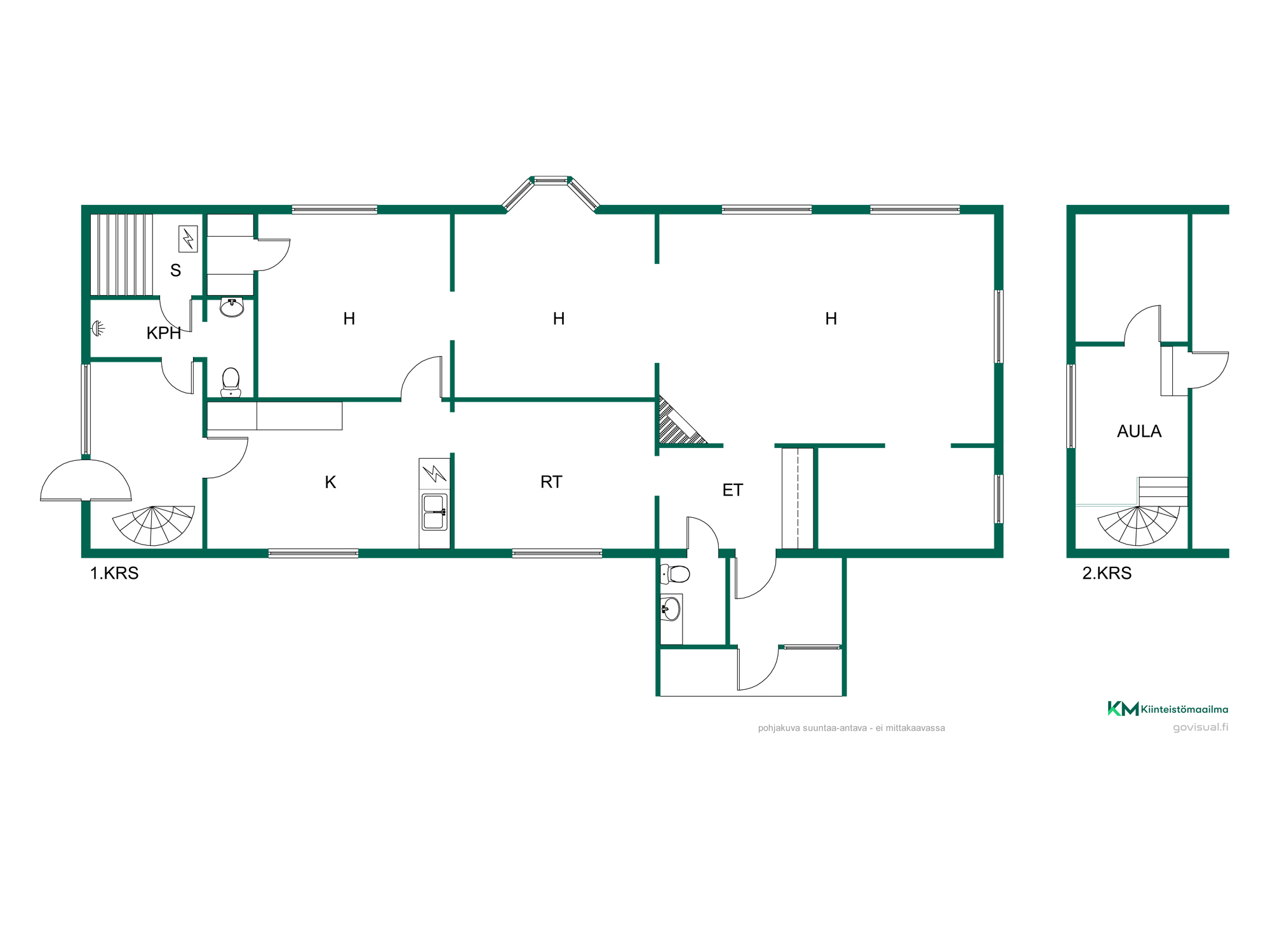 Asunnon pohjakuva