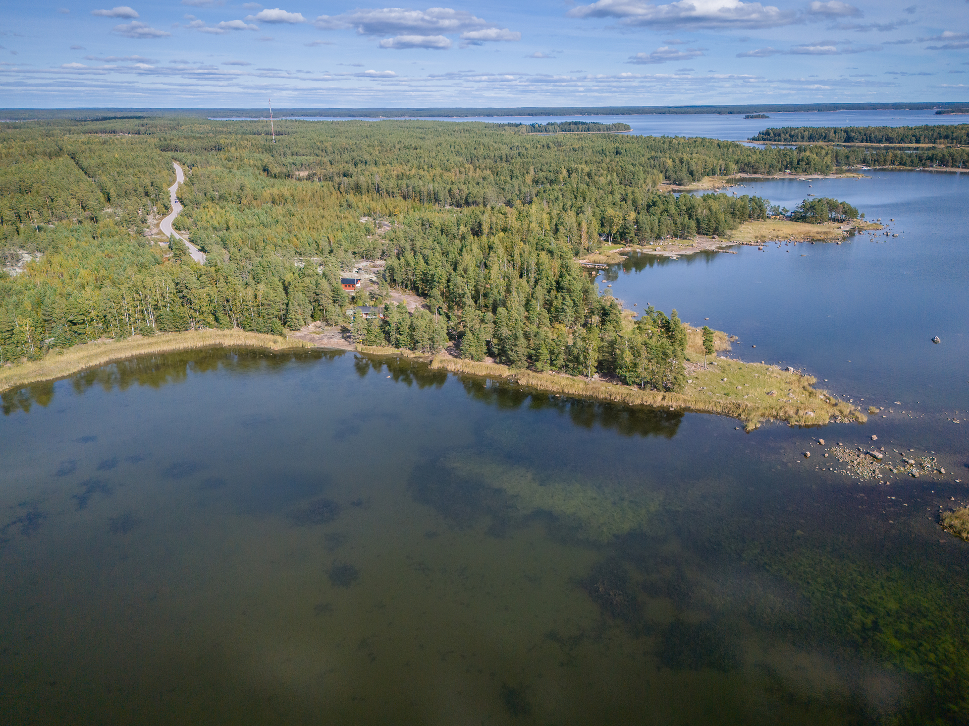 Koko niemi ilmasta nähtynä
