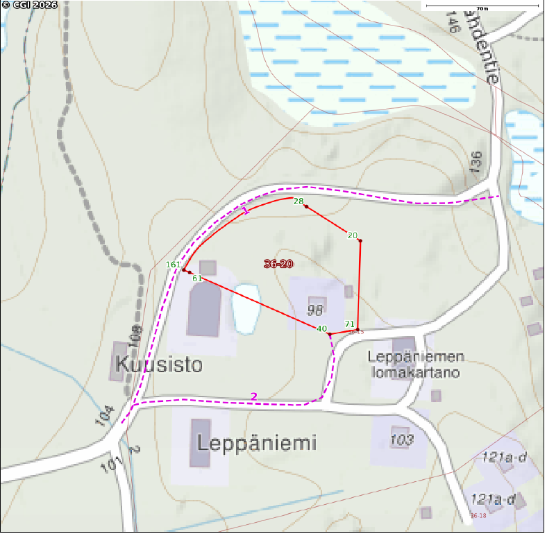 Telkonlahdentie 98, Kangasniemi