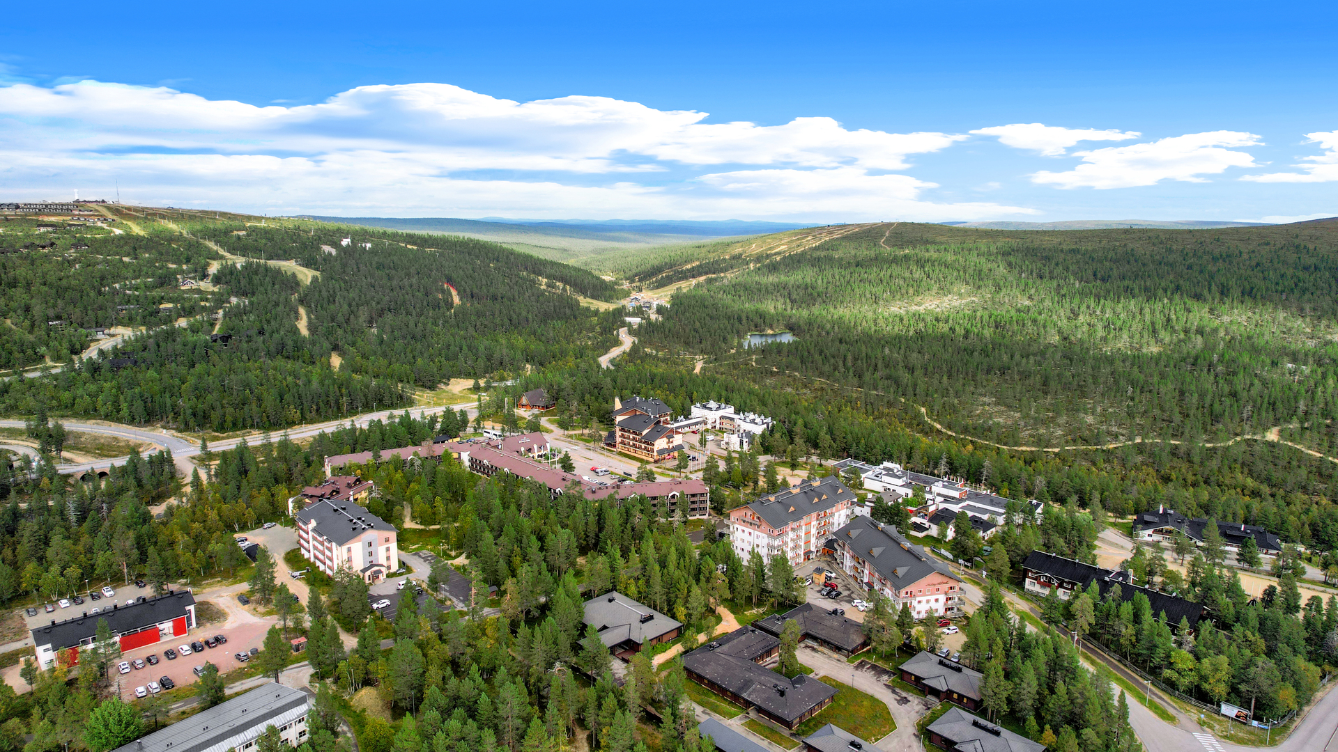 Ilmakuva Kiilopään suuntaan