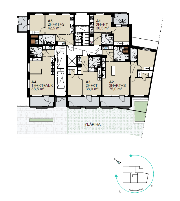 Ylämummo 7 A 5, Kaleva, Tampere