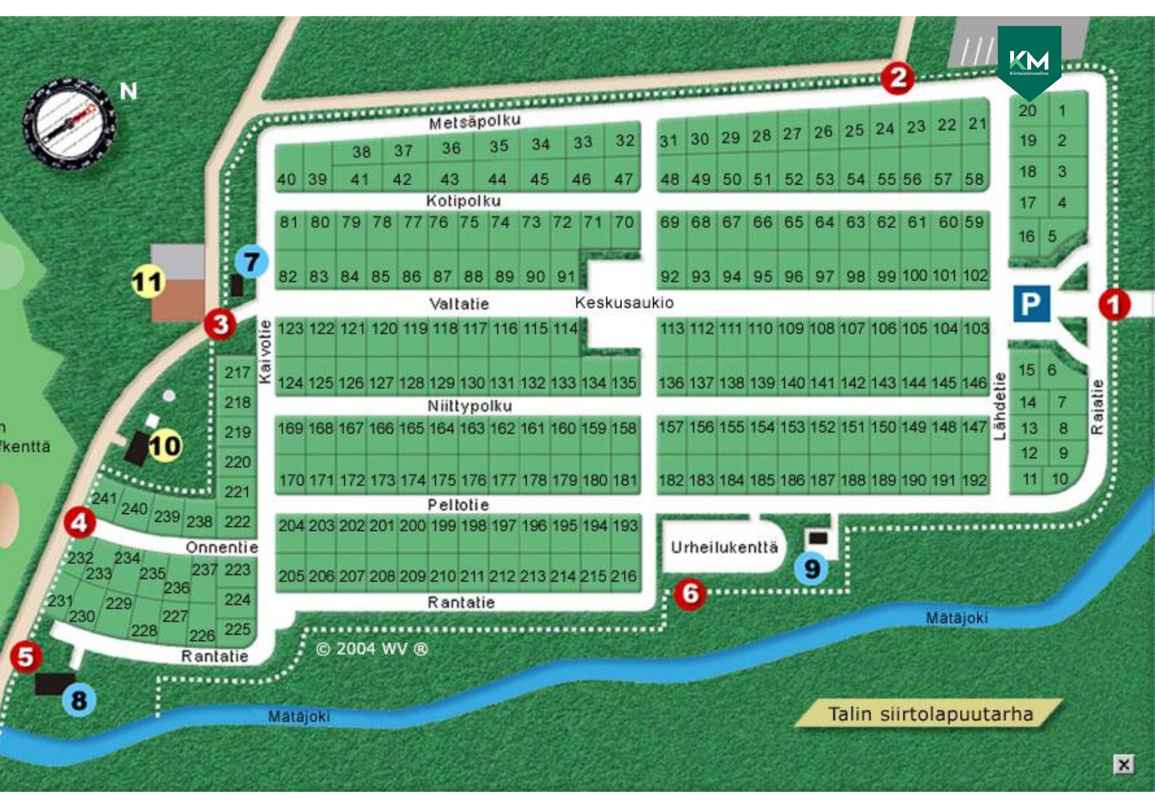 Mökki nro: 20 myynnissä. 