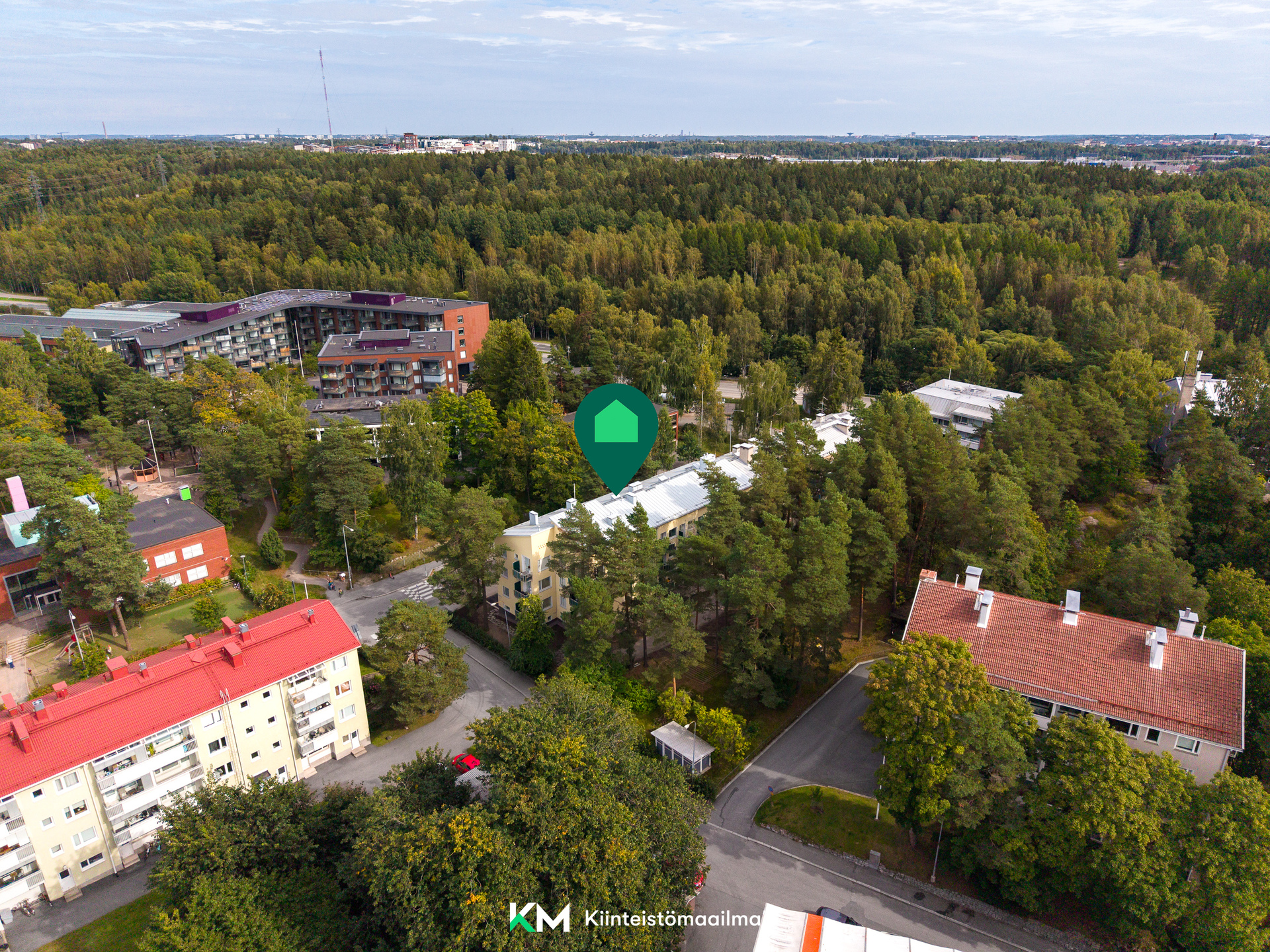 Keskuspuiston kupeessa