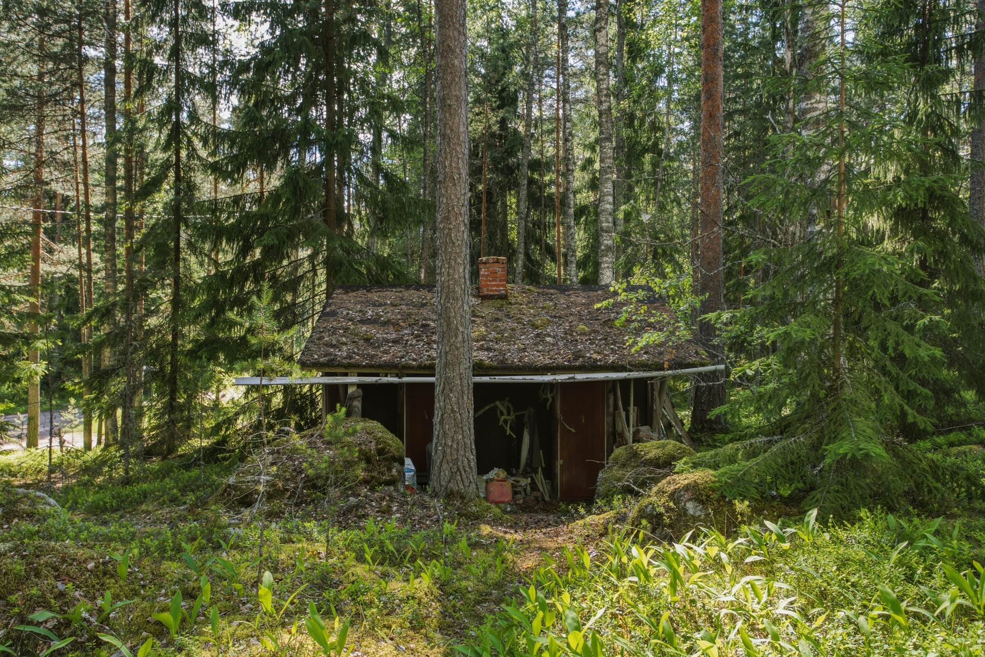 Vanha sauna, varastona