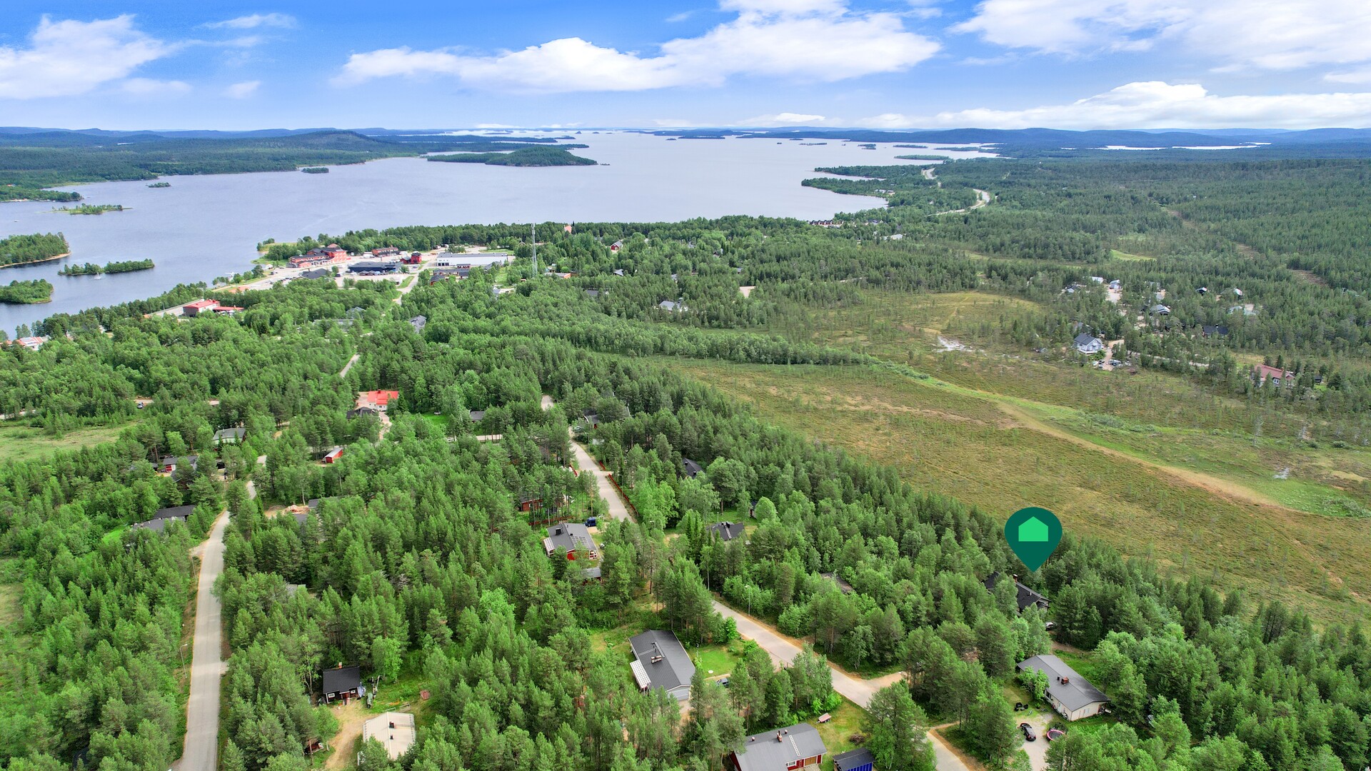 Rauhallinen sijainti palveluiden lähettyvillä!