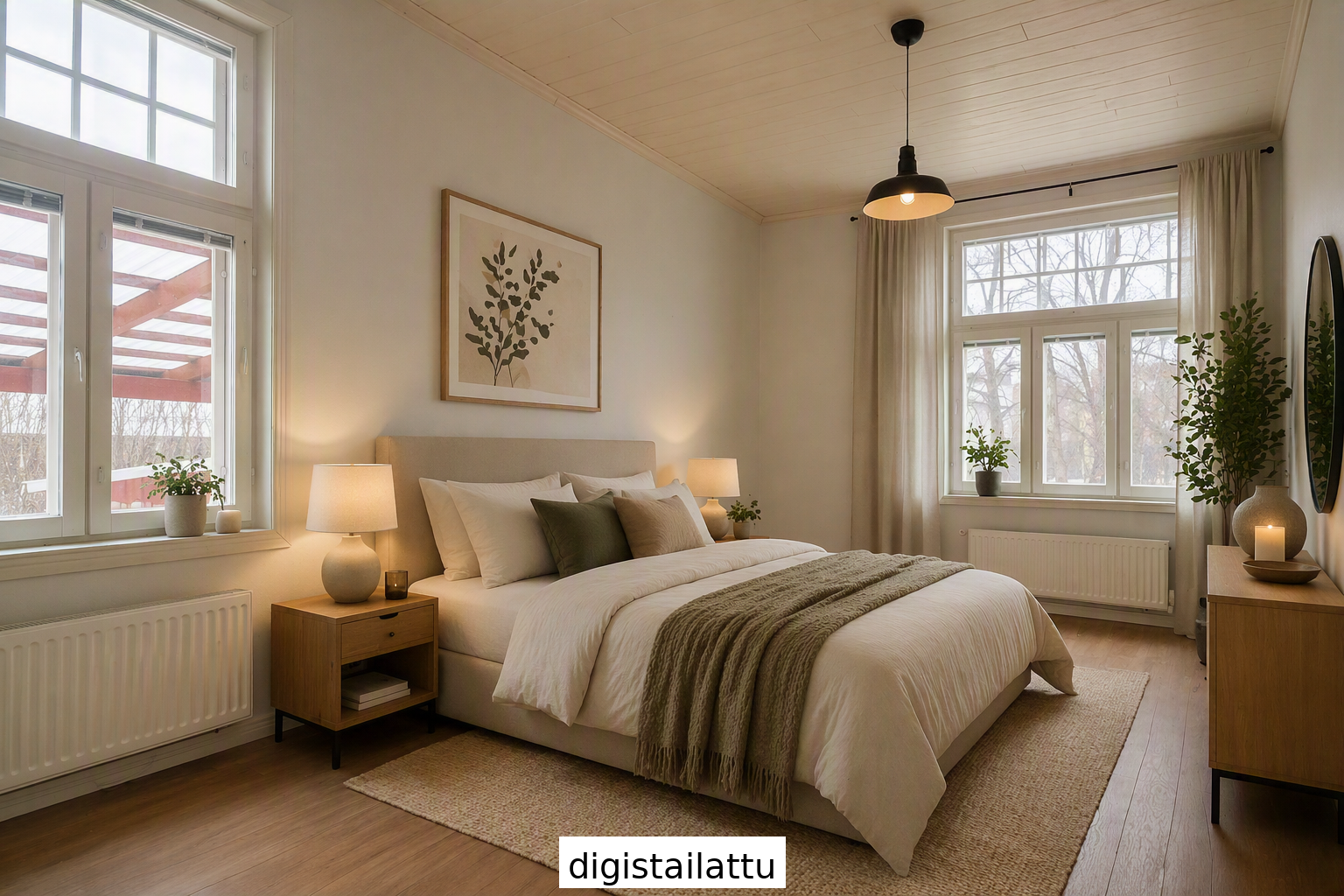 Digistailattu makuuhuone
