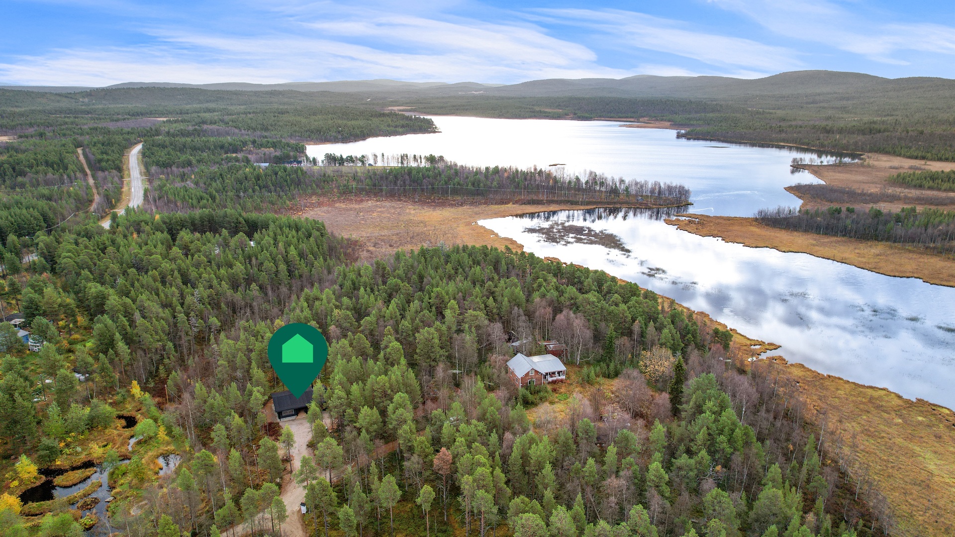 Rauhallinen ja luonnonläheinen sijainti