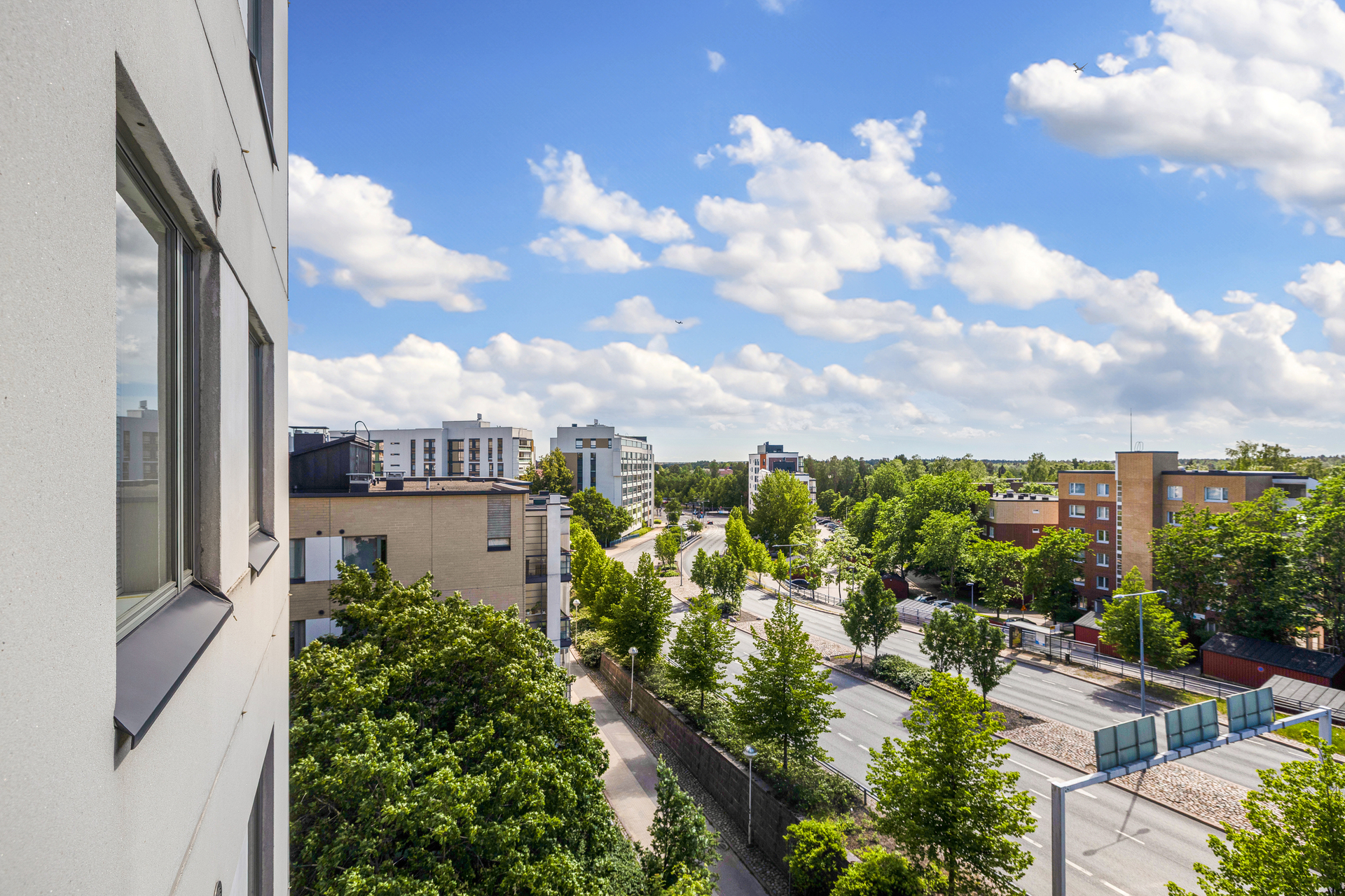 Parvekenäkymää