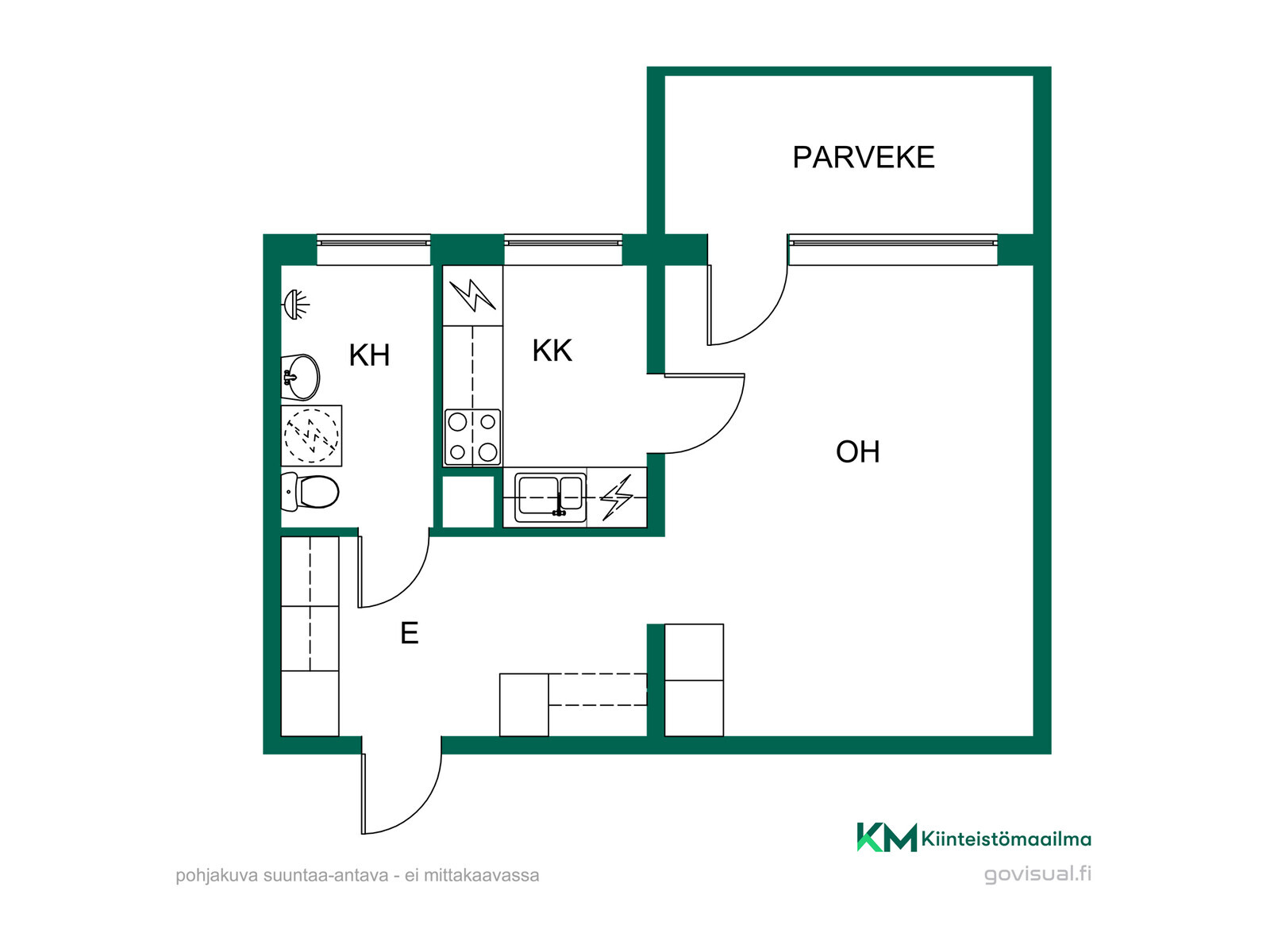  Merimiehenkatu 44 , Keskusta, Joensuu