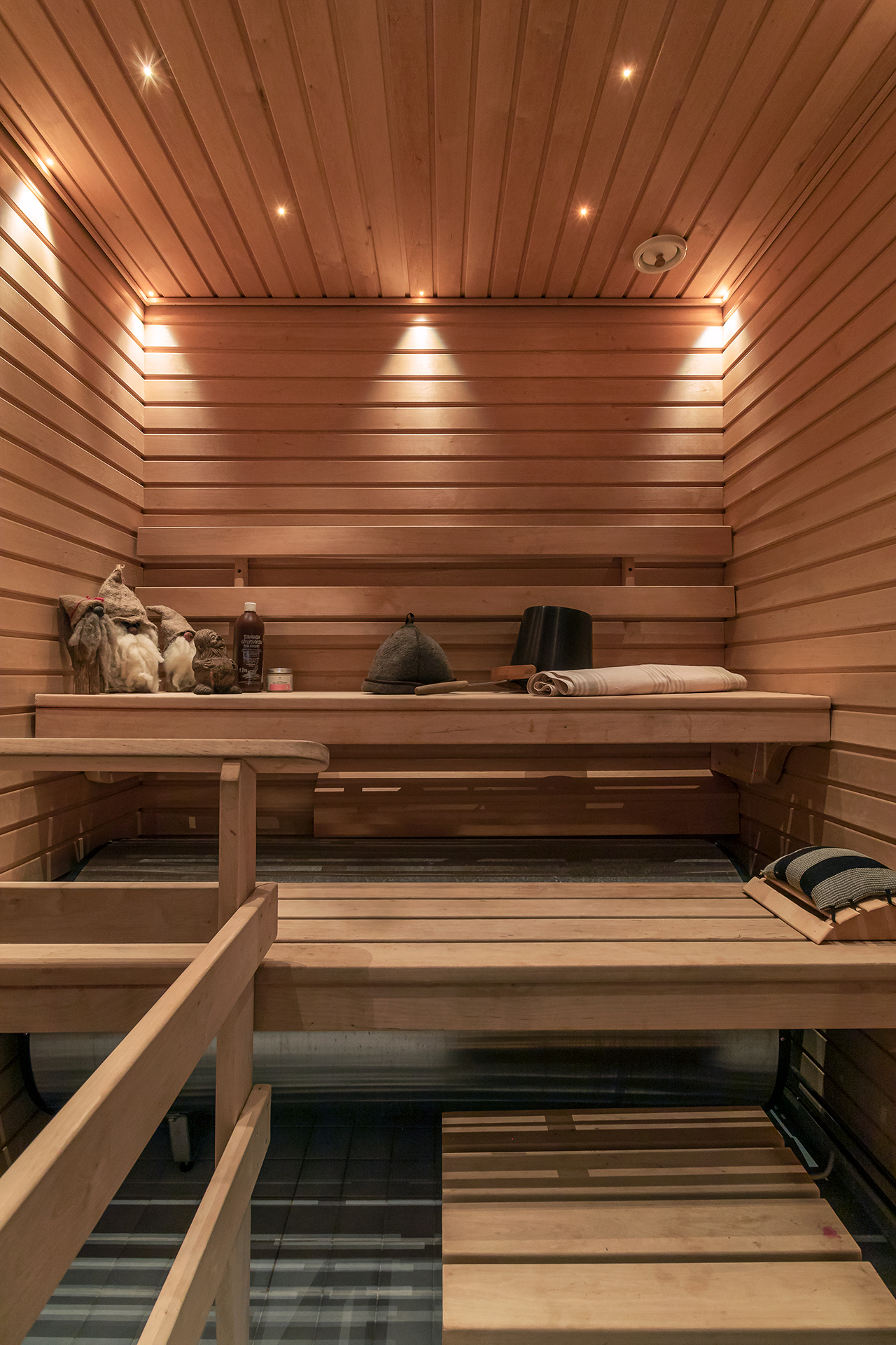 Tunnelmallinen sauna