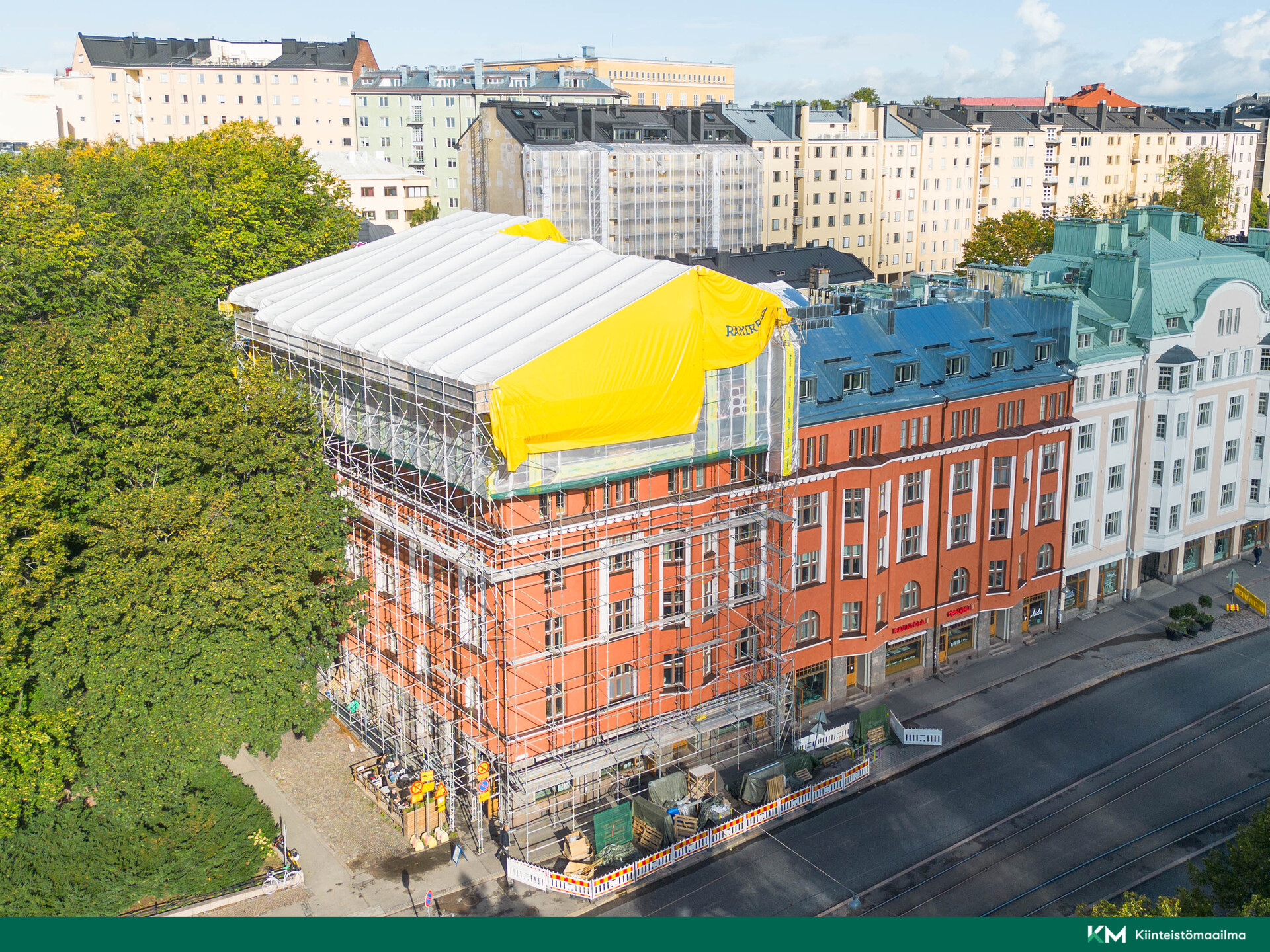 C ja D rapun ullakolle valmistuvat ullakkohuoneistot
