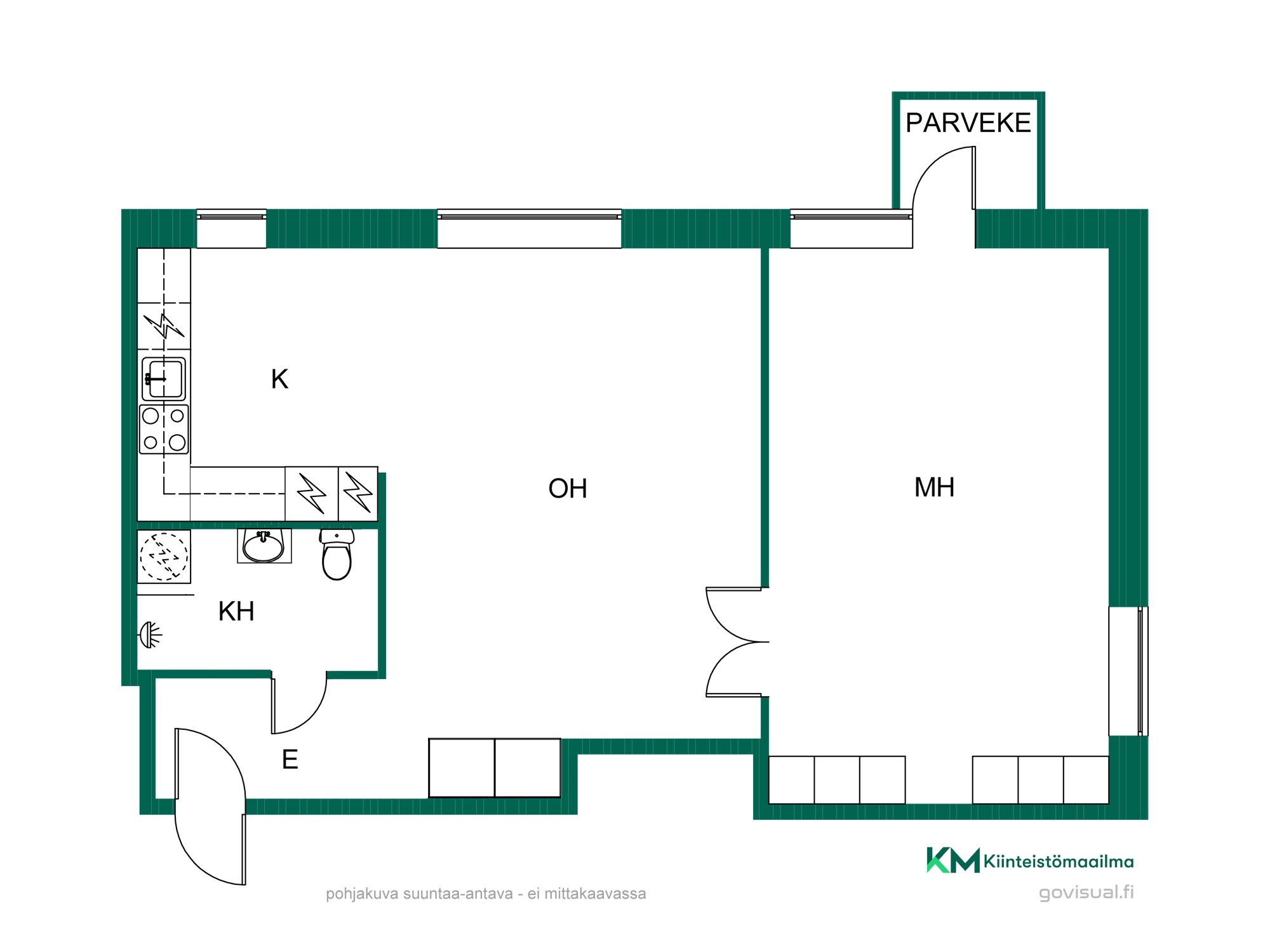 Mäkelininkatu 14, Keskusta, Oulu