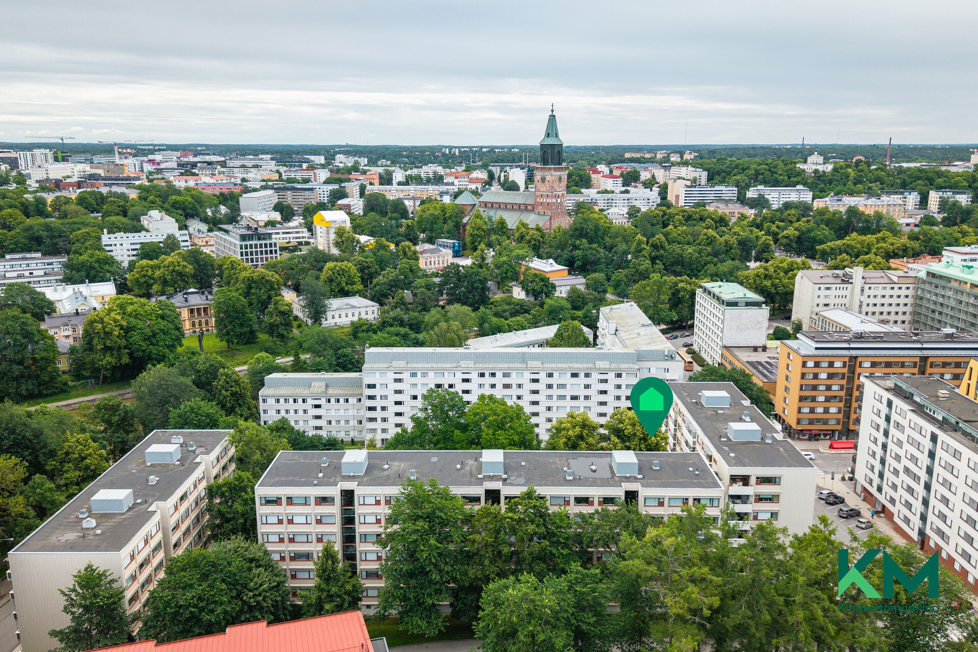 Yliopistonkatu 1-3, Keskusta, Turku